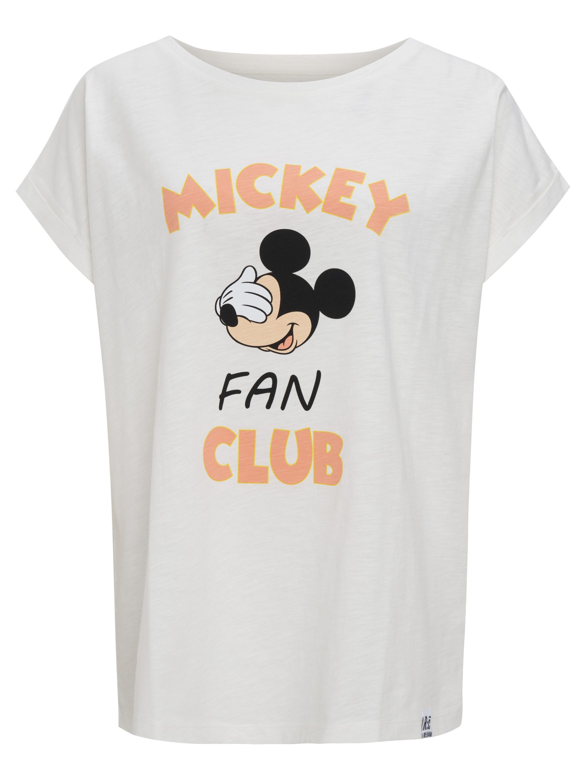 Recovered T-Shirt Mickey Mouse Fan Club im zeitlosen Design