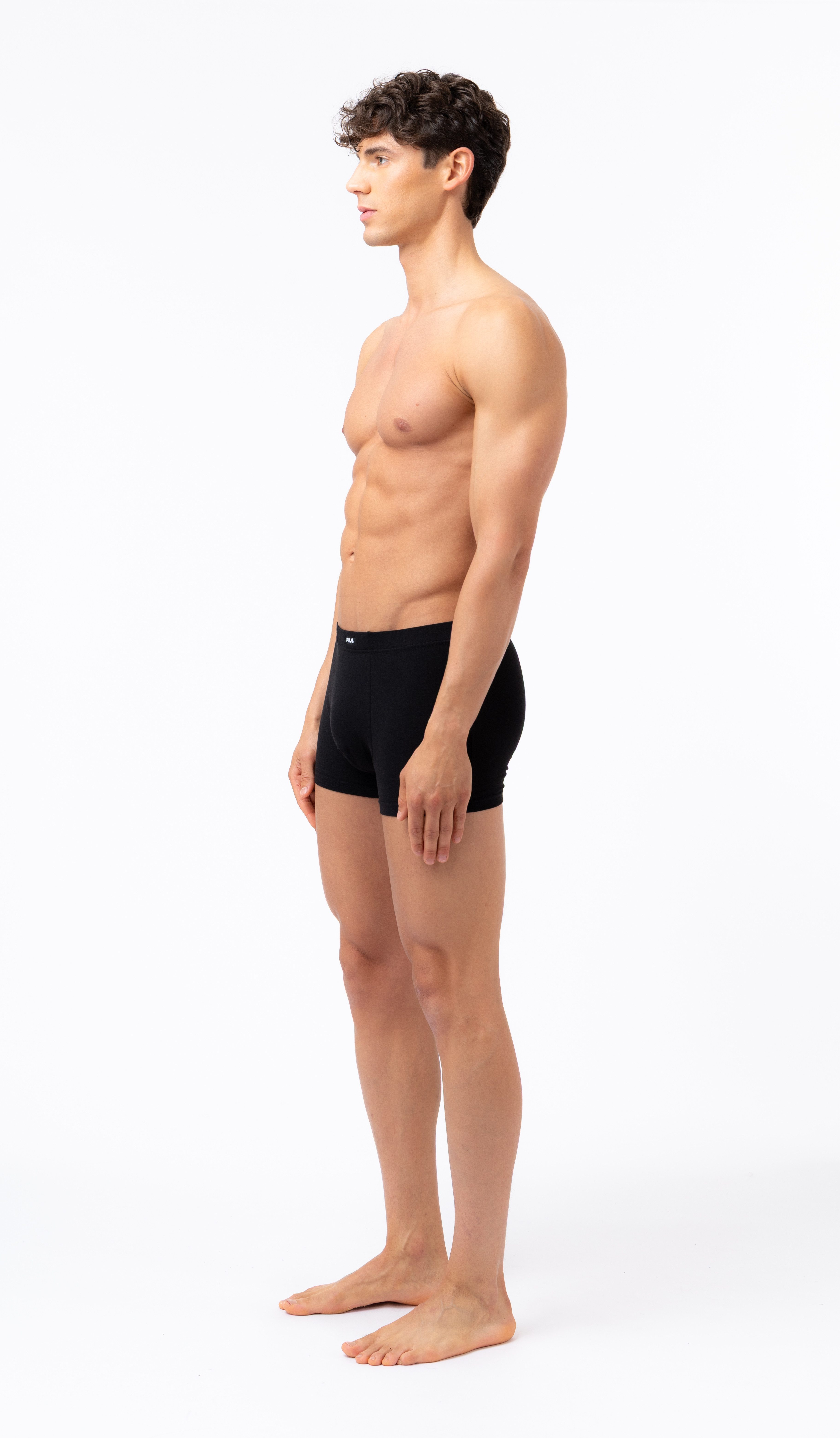 Fila Boxer (3er Pack) ohne Eingriff, elastisch, bequem, Baumwollmix