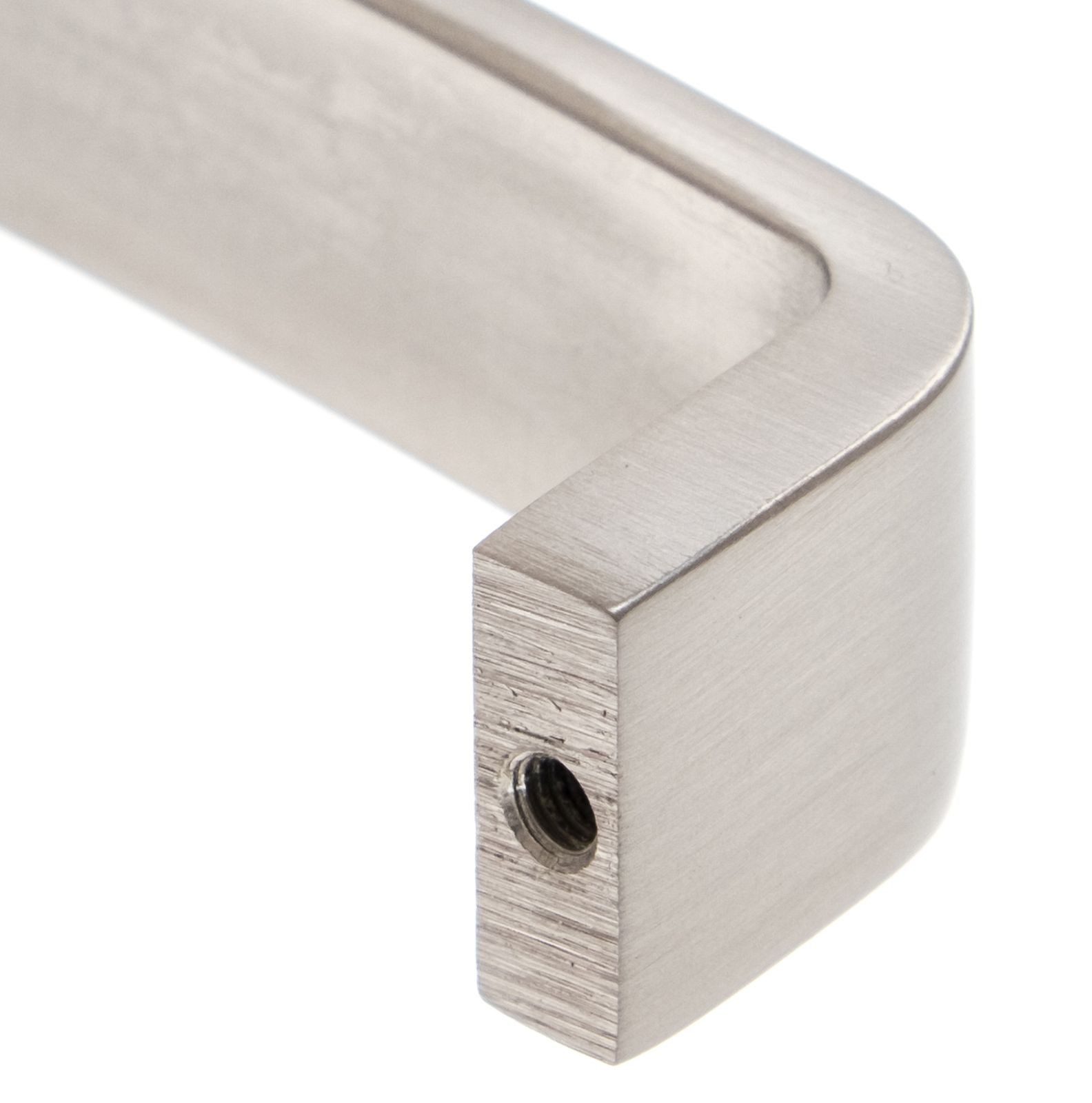 livingpoint24 Möbelgriff Möbelgriff BA 128mm Griffe Küche abgerundet Küchengriff Edelstahloptik (1-St., 18), Modern – Bild 3 von 4