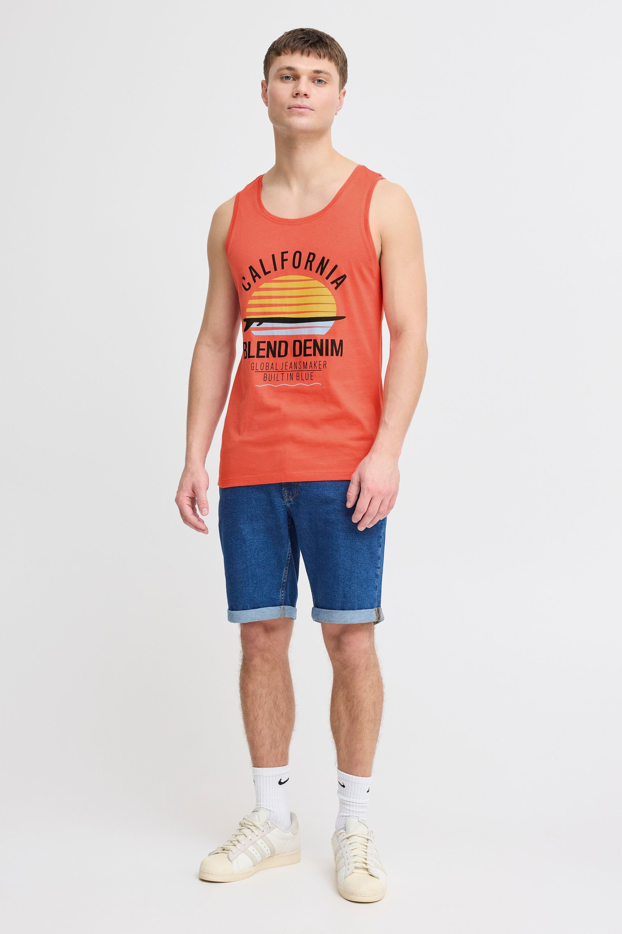 Blend Tanktop BHCali Lässiges Tanktop mit Rundhalssauschnitt und Print