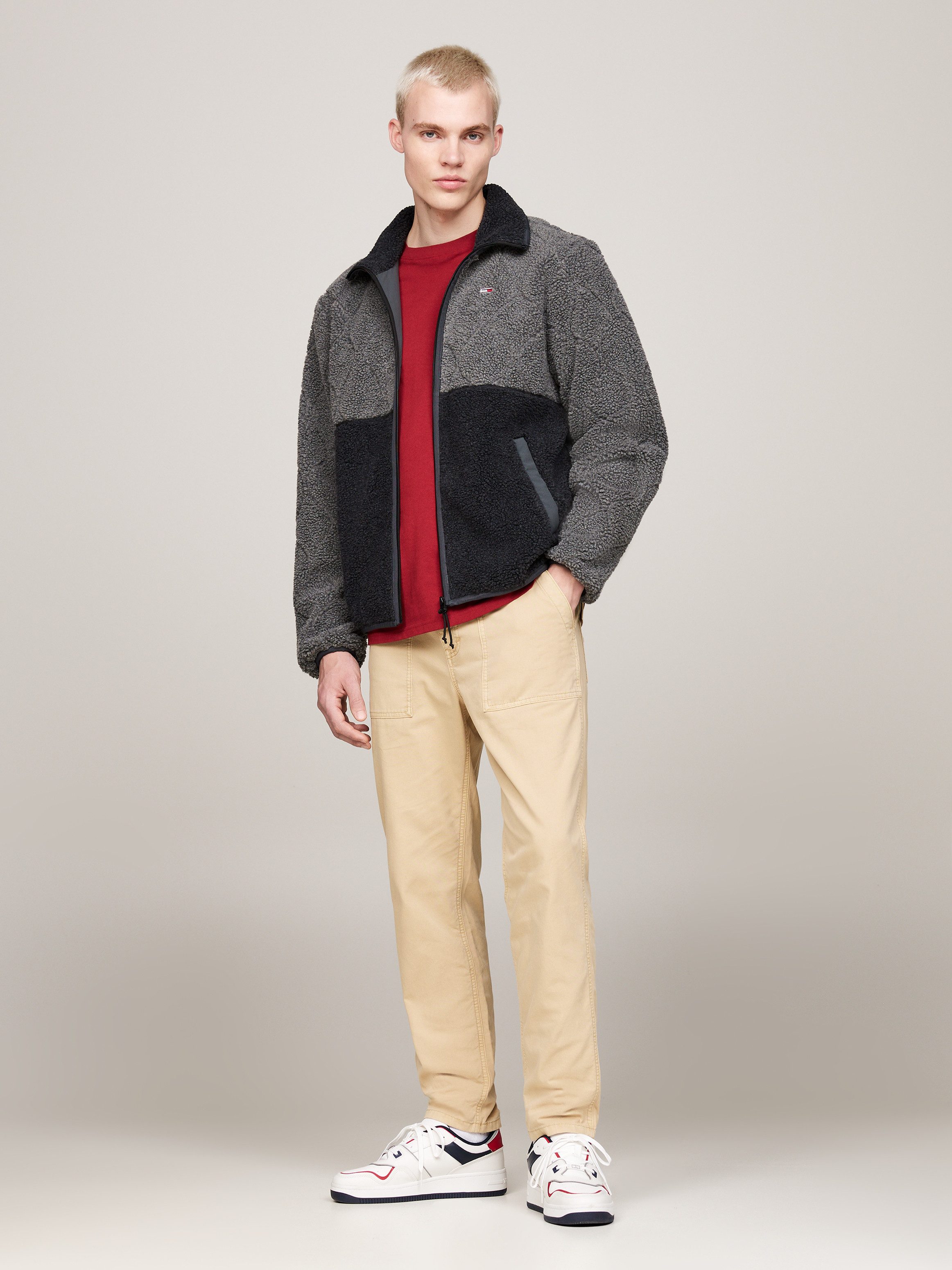 Tommy Jeans Kurzjacke TJM TEDDY ESSENTIAL JACKET