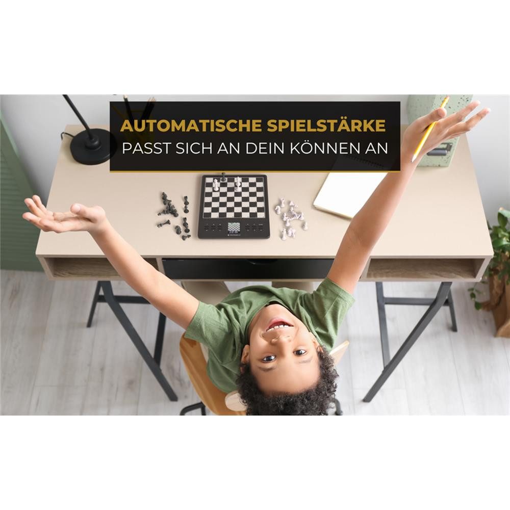 Millennium Chess Spiel M808 ChessChampion 2.0, Elektronisches Schachspiel, Schachcomputer mit KI und Farbdisplay