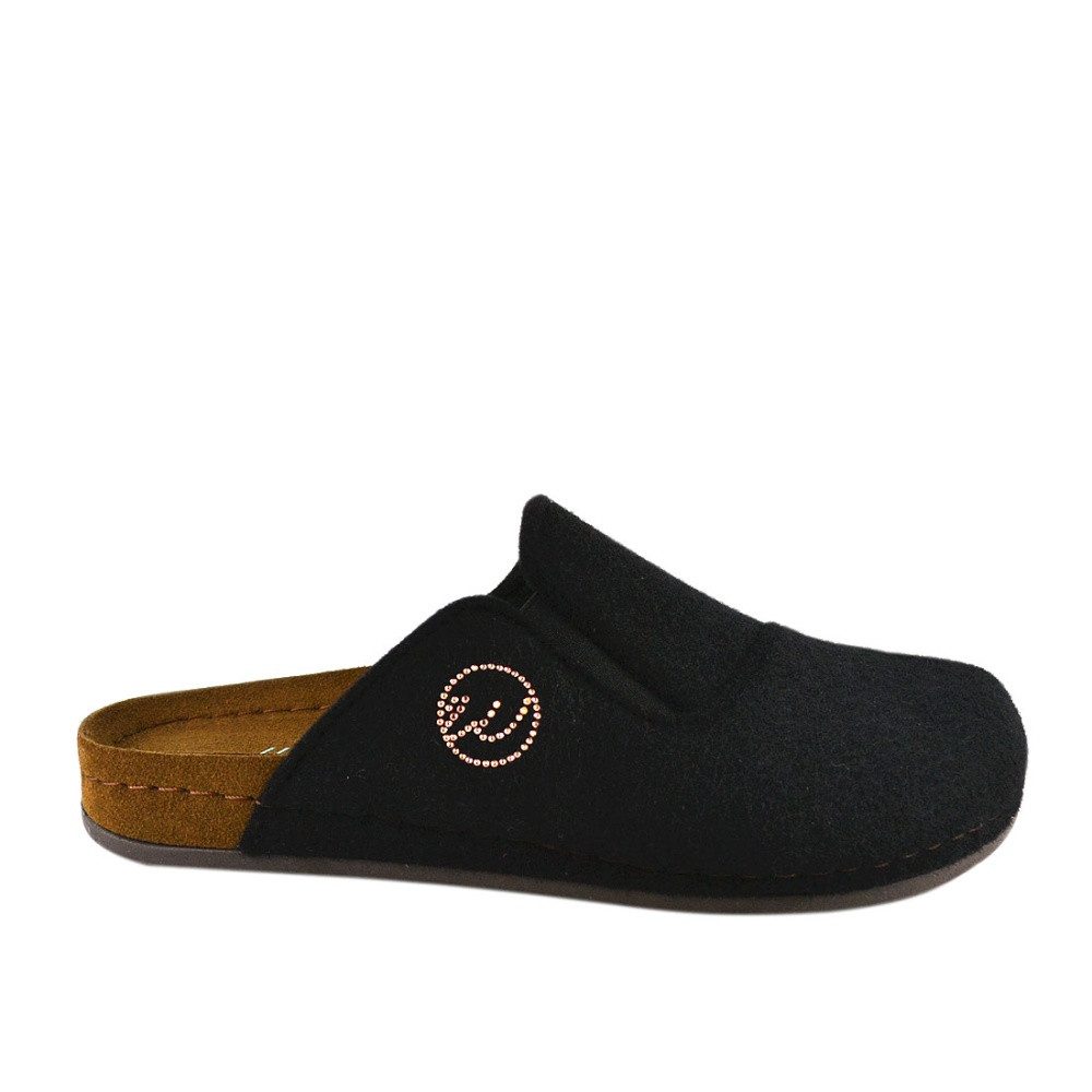 Wolkenwerk Pantolette Schwarz