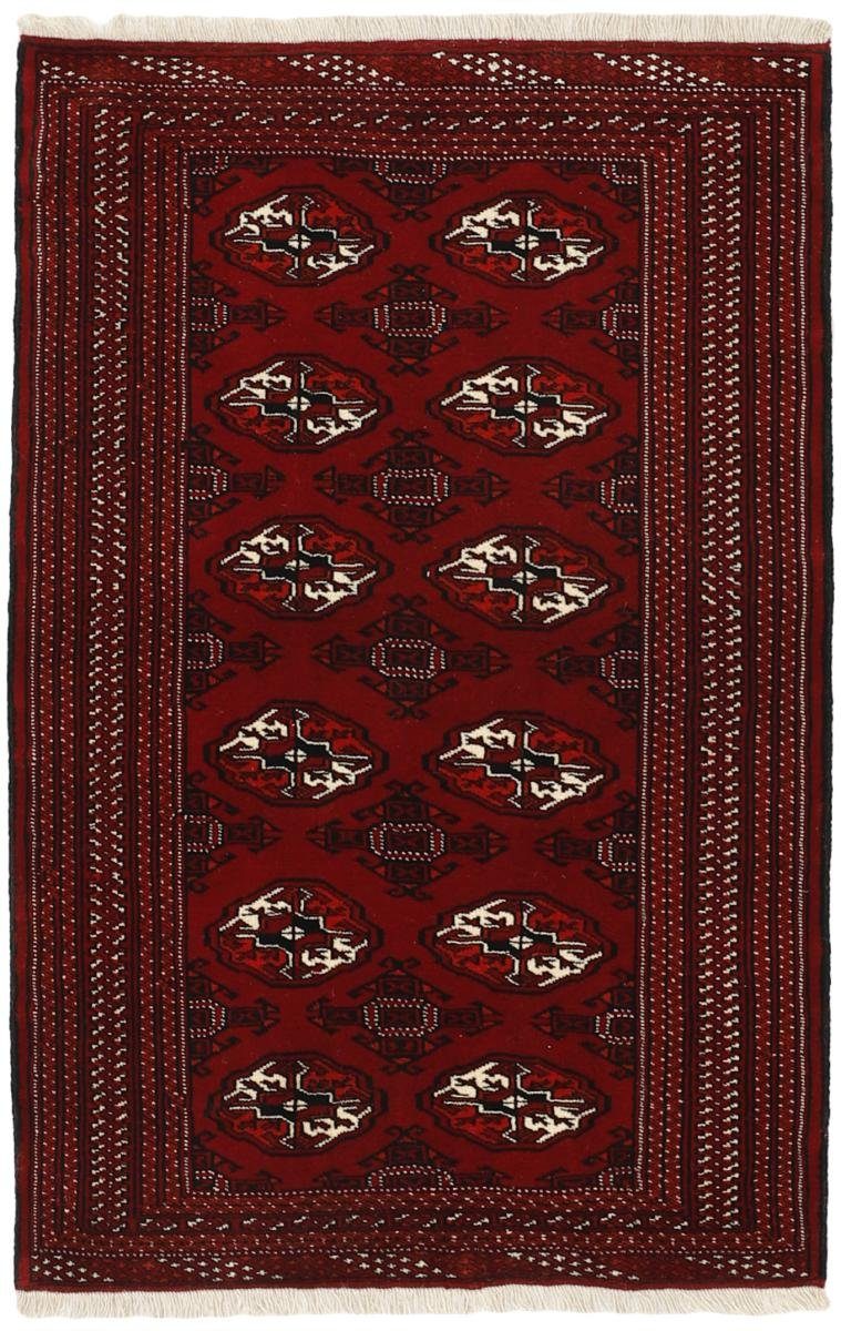 Orientteppich Turkaman 98x149 Handgeknüpfter Orientteppich / Perserteppich, Nain Trading, rechteckig, Höhe: 6 mm