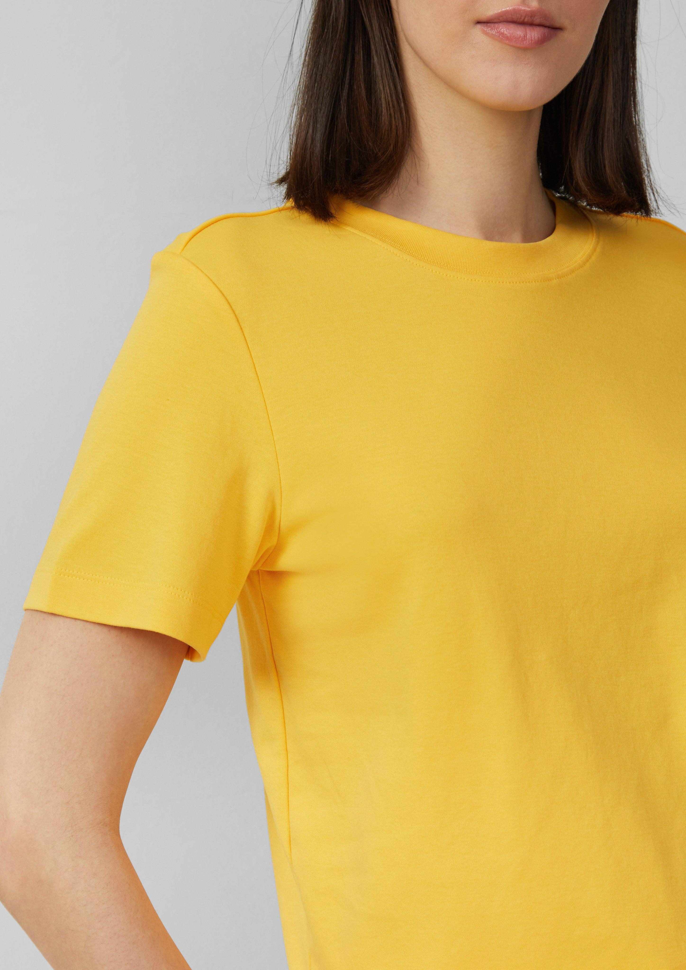 s.Oliver Kurzarmshirt T-Shirt aus Interlockjersey mit günstig online kaufen
