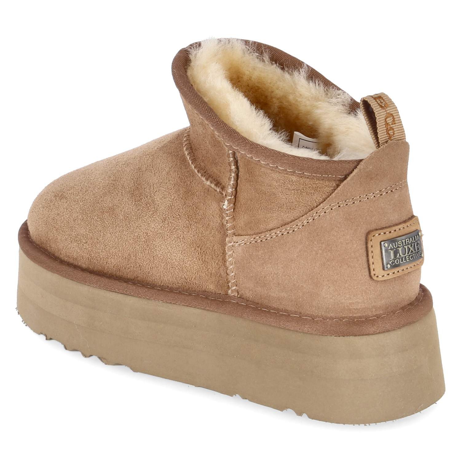 Australia Luxe Collective Australia Luxe COSPS205N-CH Damen Rauleder braun Chelseaboots