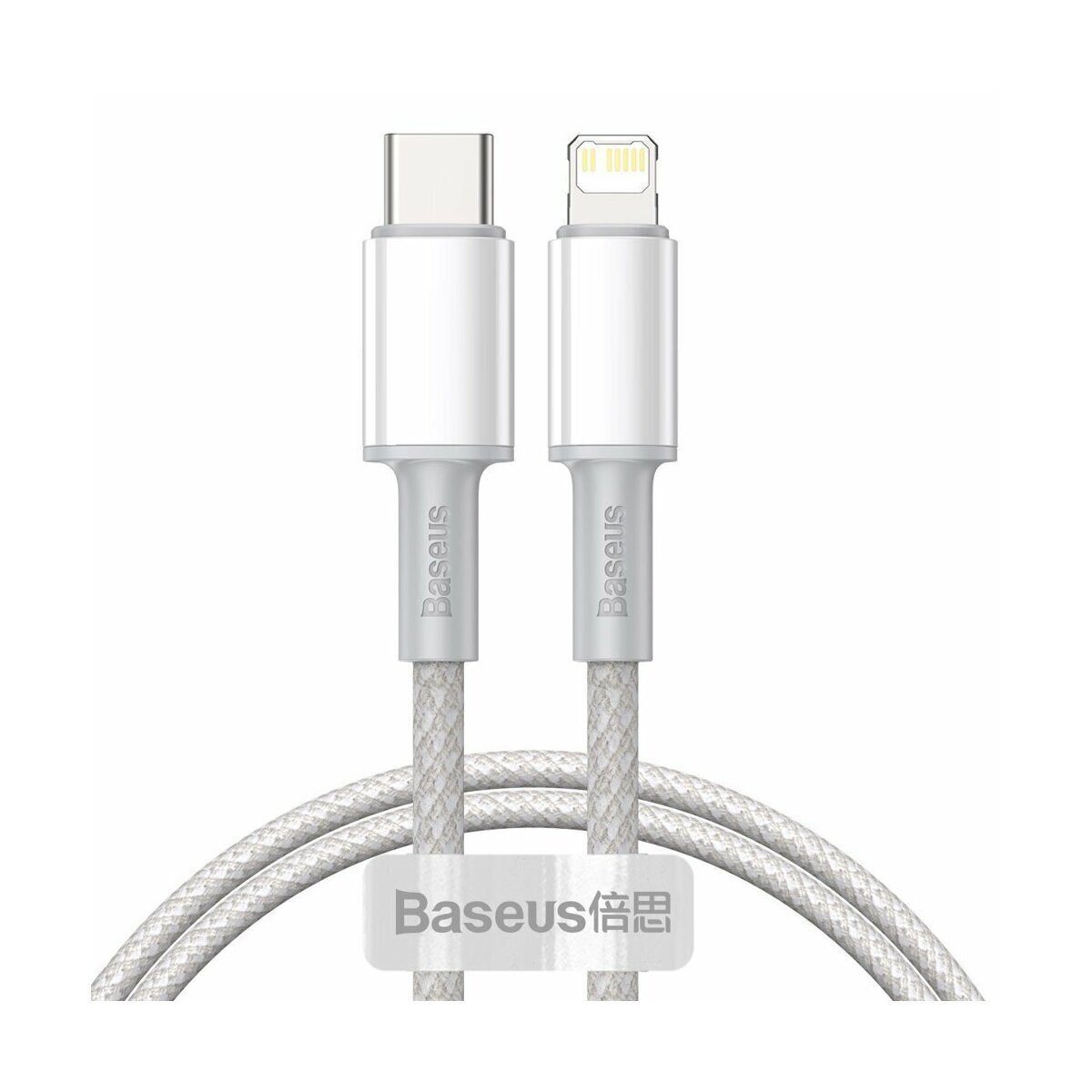 Baseus Baseus Geflochtenes Schnell-Ladekabel Typ-C auf Lightning, PD, 20W, 1m Smartphone-Kabel, Schnell-Ladekabel