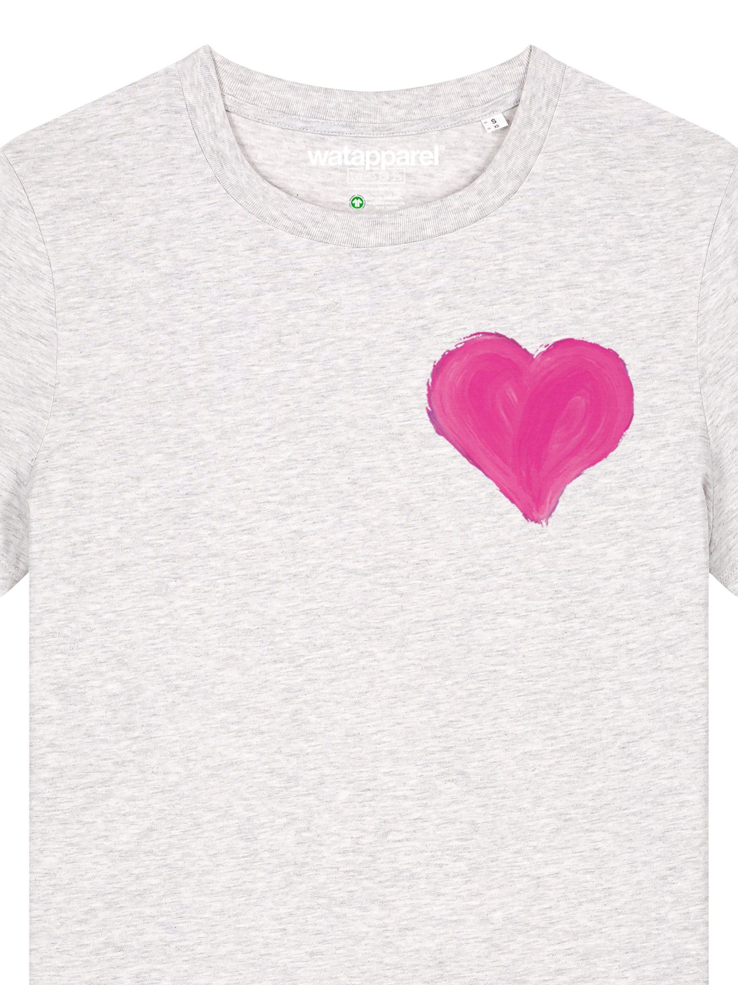 wat? Apparel T-Shirt Pink Heart