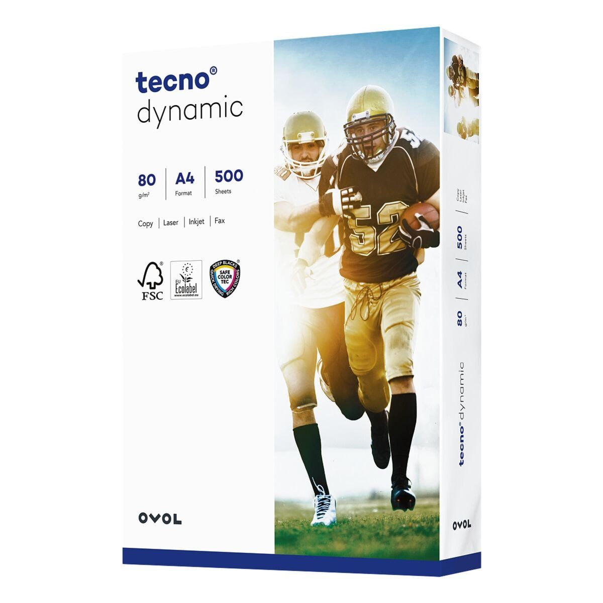 Inapa tecno Druckerpapier Dynamic, DIN A4, 80 g/m², 168 CIE, 500 Blatt