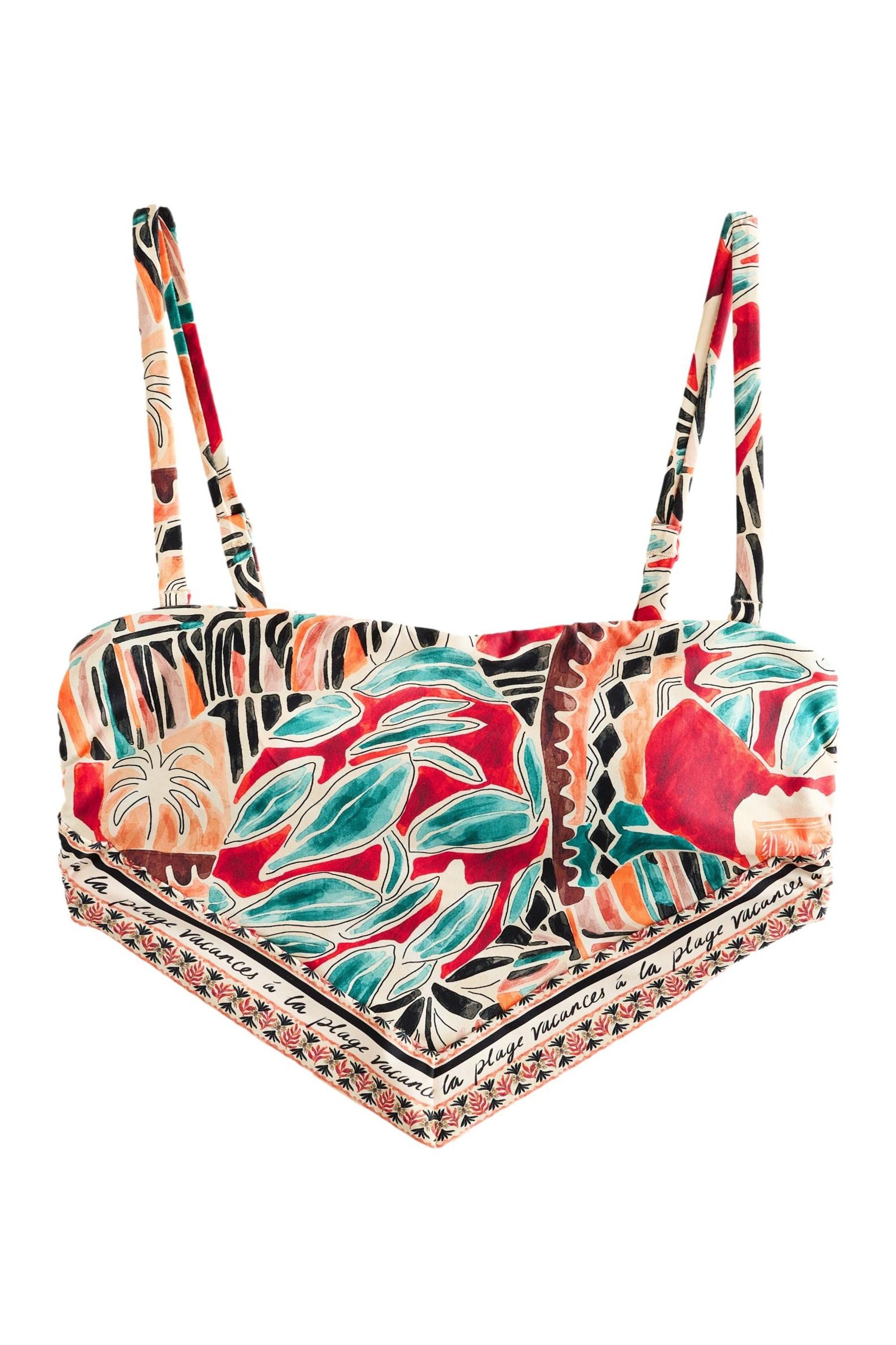 Next Bandeau-Bikini-Top Bandeau-Bikinioberteil mit Zipfelsaum und Bordüre ( günstig online kaufen