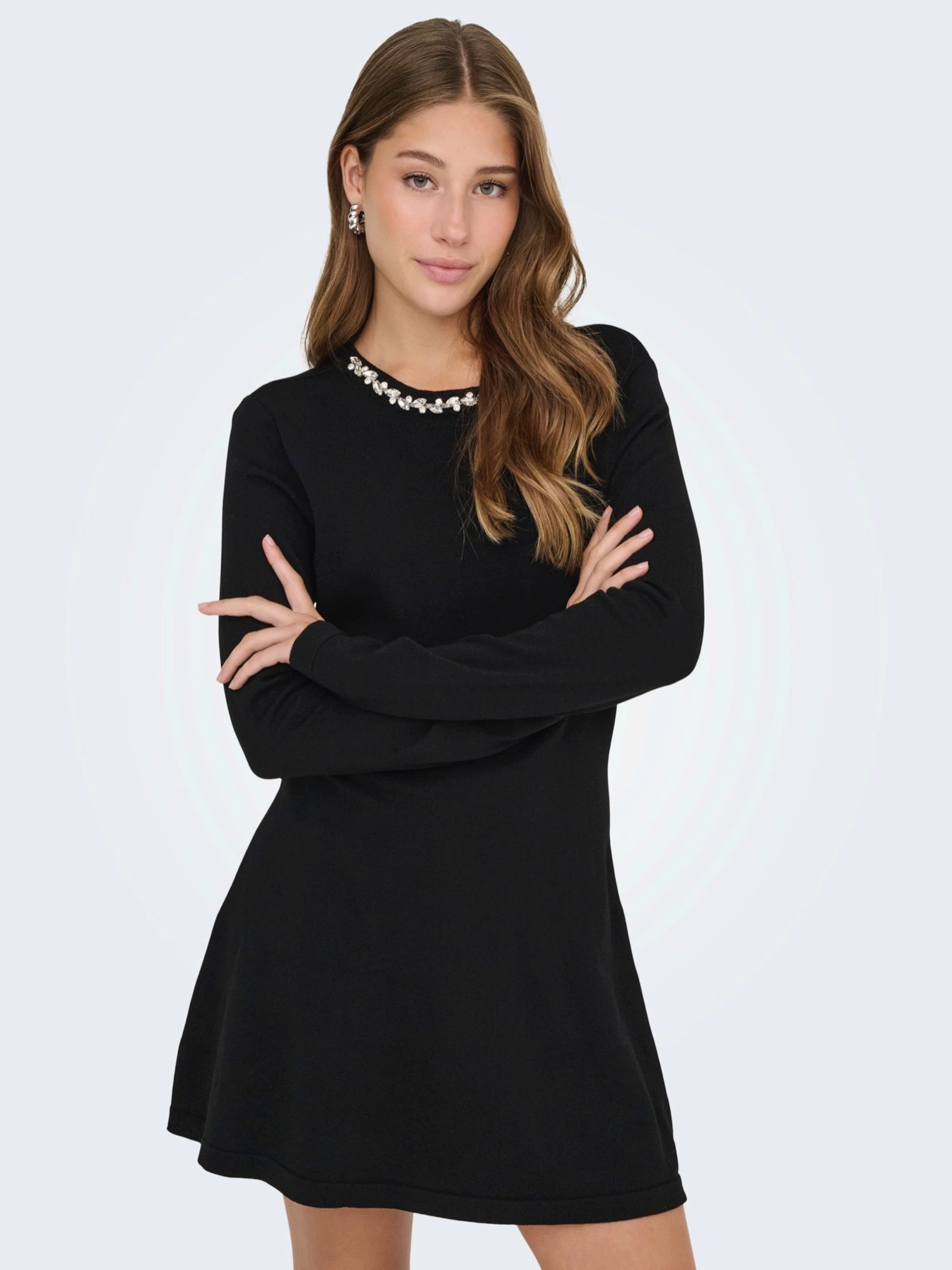 ONLY Minikleid ONLMilla (1-tlg) Ziersteine