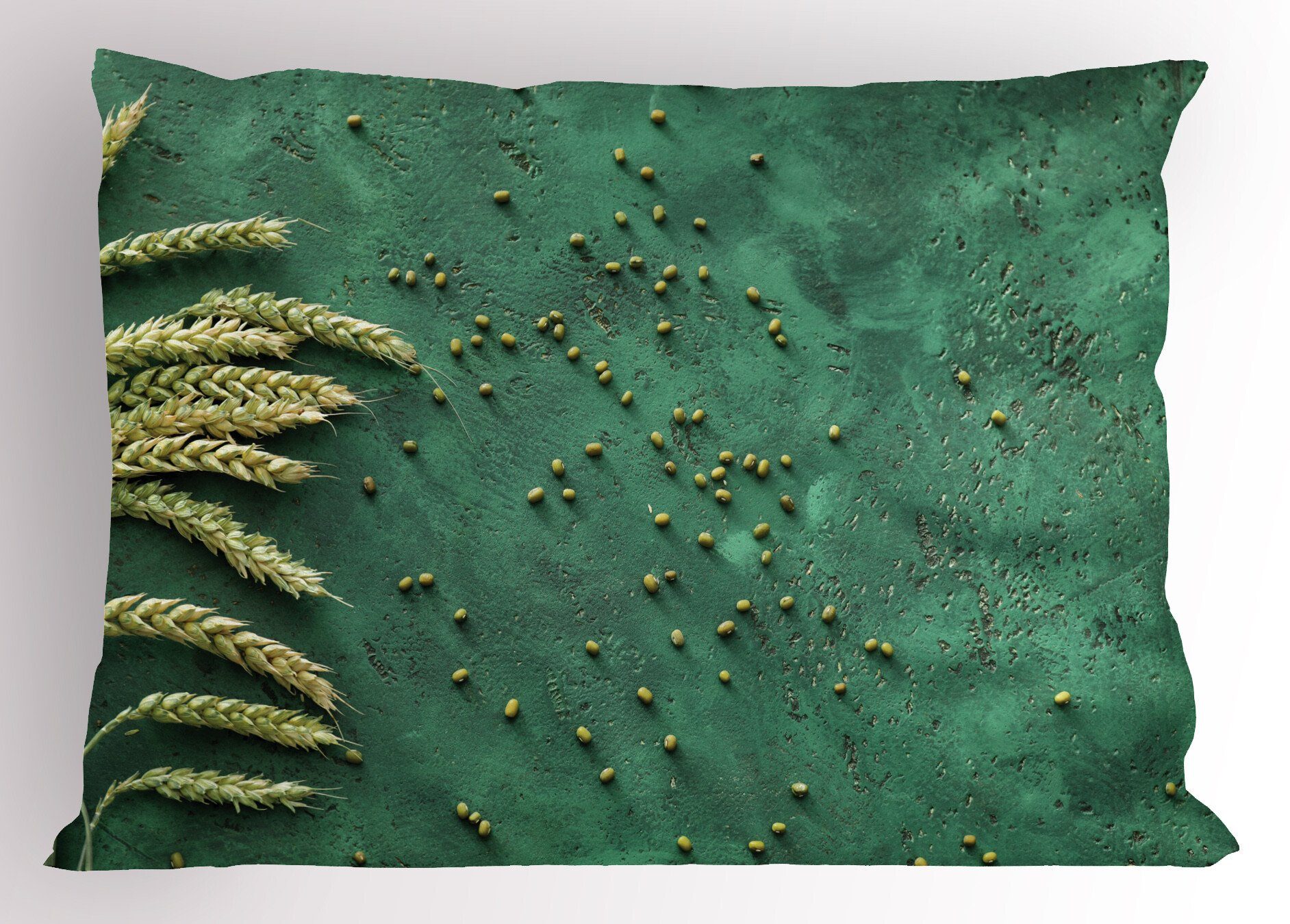 Size Dekorativer King Kissenbezüge Kissenbezug, Art Weizen (1 Standard Landwirtschaft Natürliche Abakuhaus Farbe Stück), Gedruckter
