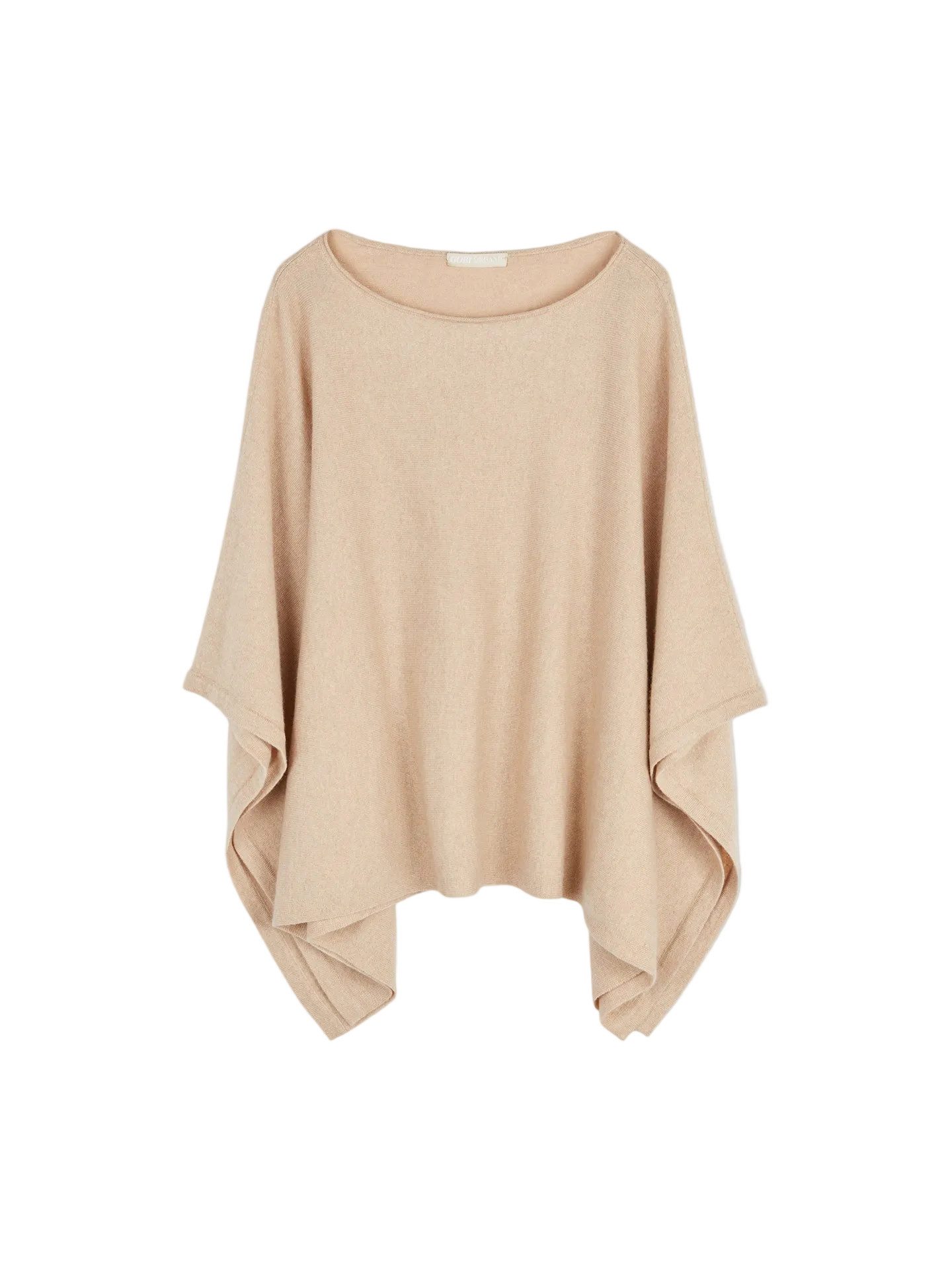 GOBI Cashmere Poncho Kaschmir-Poncho mit U-Boot-Ausschnitt