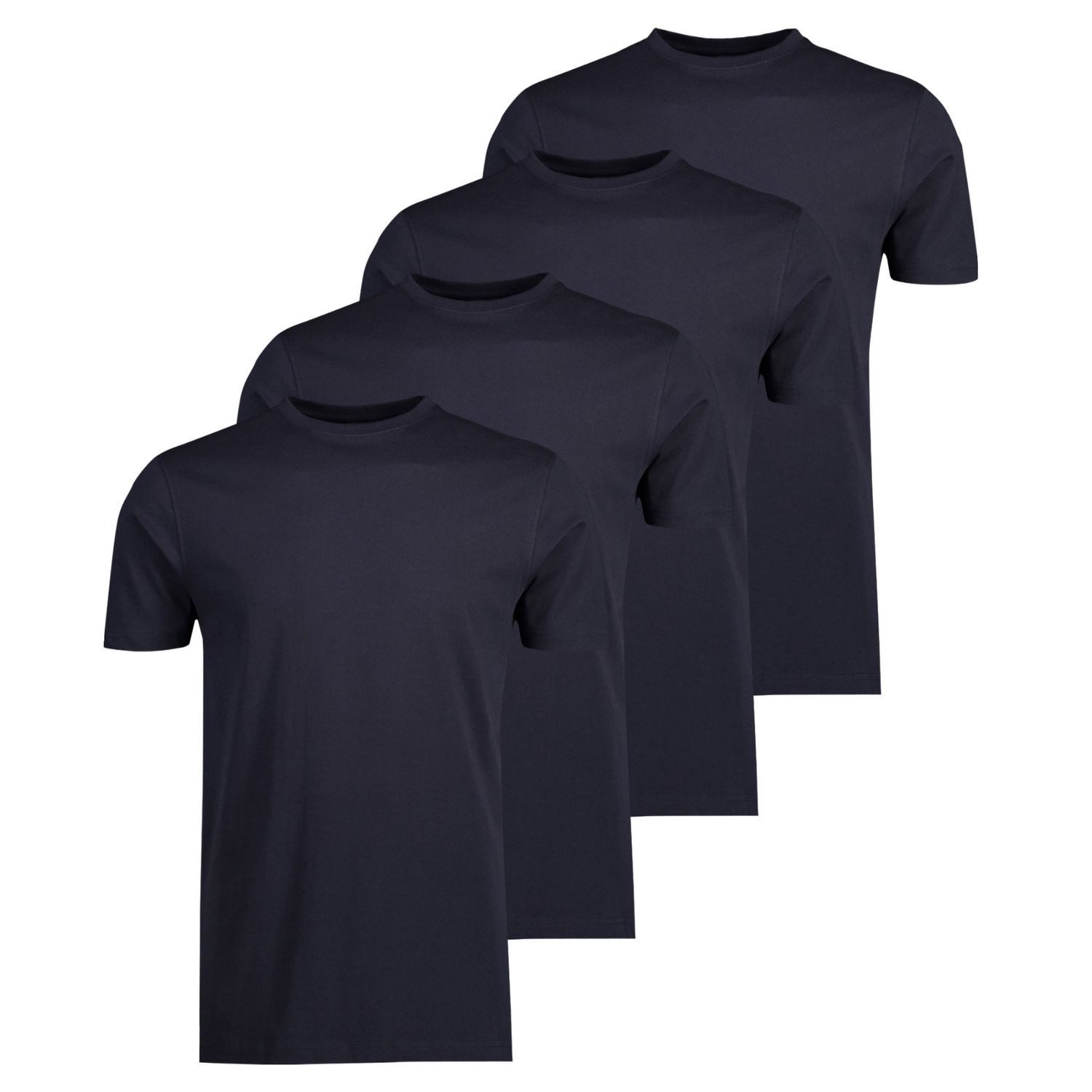 LERROS T-Shirt Basic in klassischer Optik im 4er Pack günstig online kaufen