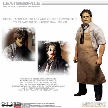 Close Up Actionfigur Texas Chainsaw Massacre Action figur Leatherface Deluxe 1:12