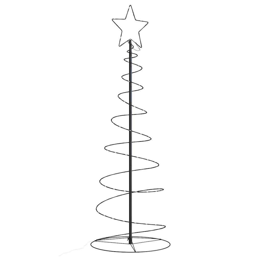 vidaXL Künstlicher Weihnachtsbaum LED Weihnachtsbaum 100 LEDs Warmweiß 150 cm