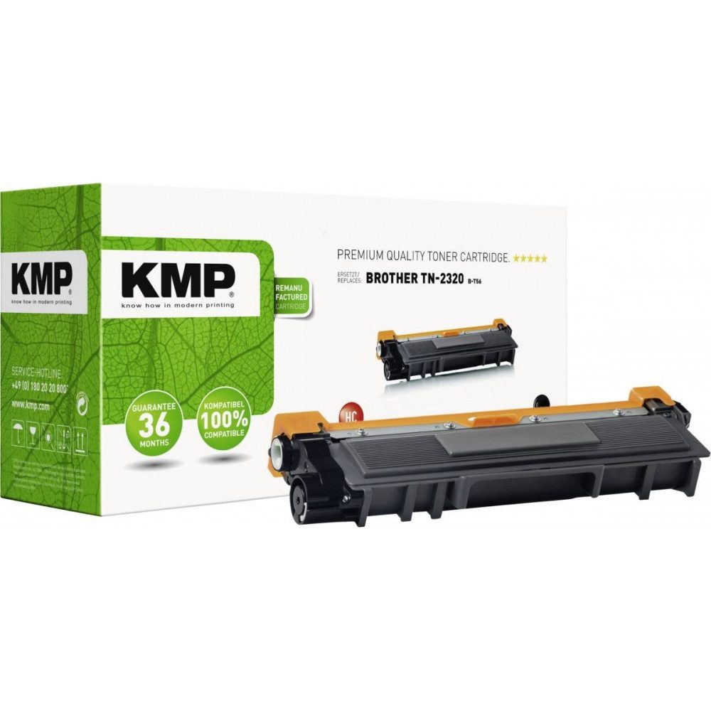 KMP KMP B-T56 TN2320 Toner für Brother Drucker. Druckertrommel, (Umweltfreundlich und nachhaltig)