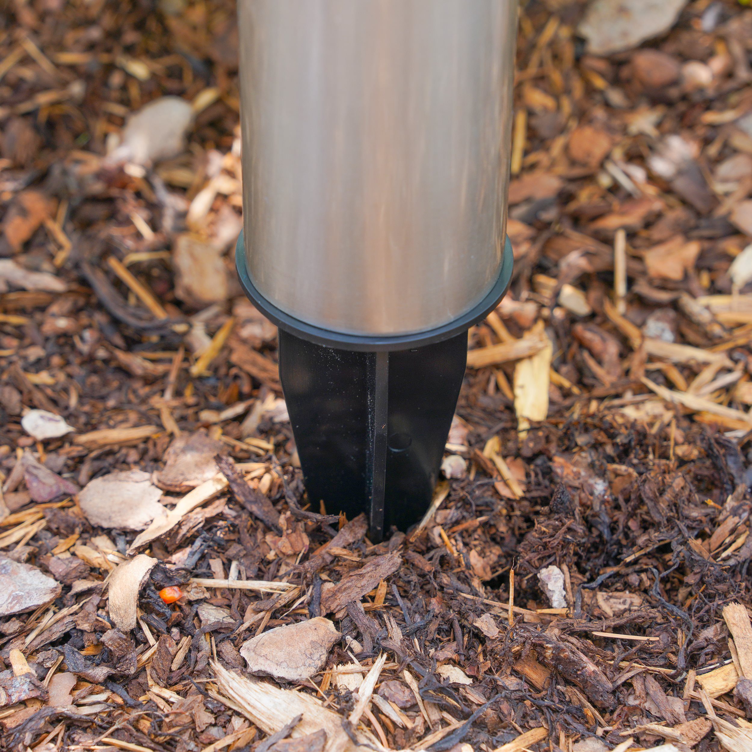 esotec LED Gartenleuchte Solar Standleuchte TowerLight H58cm DUO COLOR kaltweiß warmweiß 102603