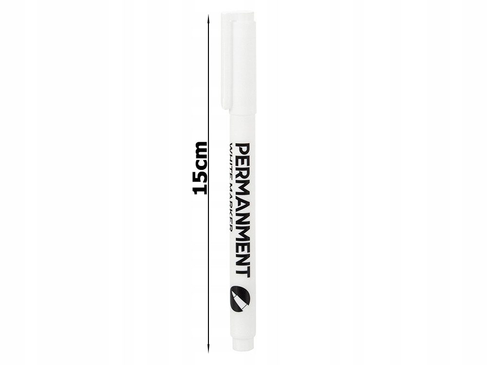 VERK GROUP Permanentmarker Weißer Permanentmarker 1 mm Reifen Marker wasserfest, (1-tlg), Weiße Permanenttinte, Wasserfest nach dem Trocknen