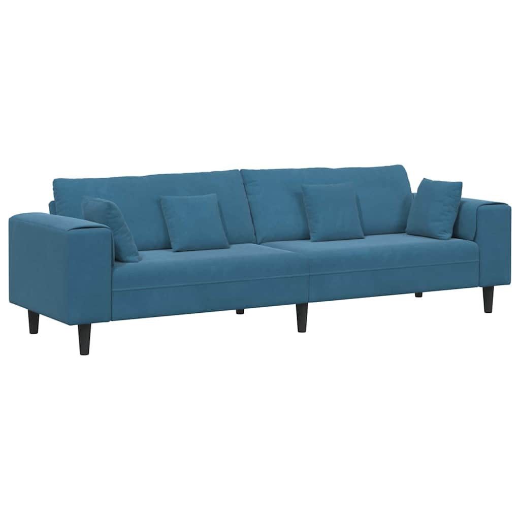 vidaXL Sofa Samt Sofa mit Kissen günstig online kaufen