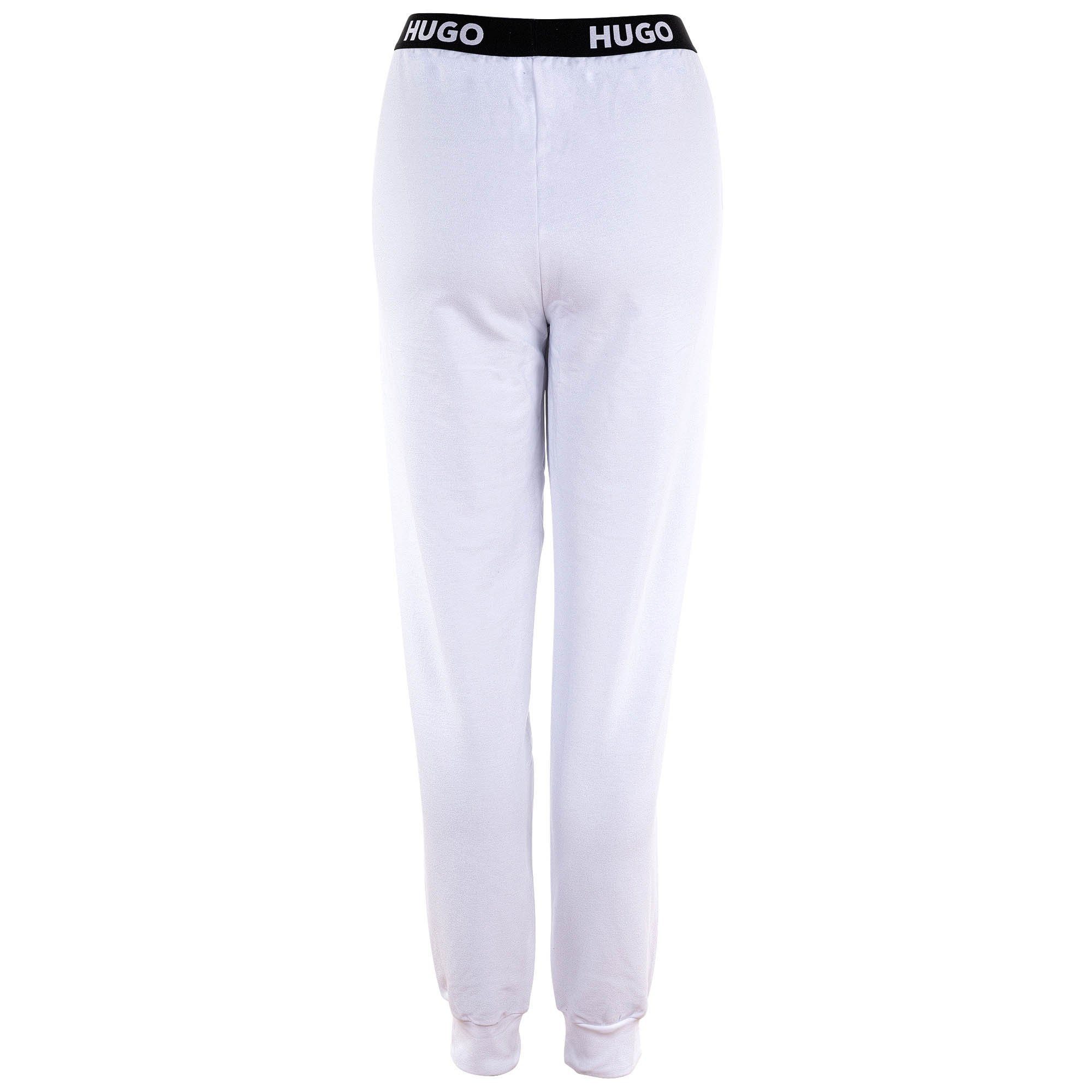 HUGO Loungehose Damen Jogginghose Polyester Sporty Logo Pants günstig online kaufen