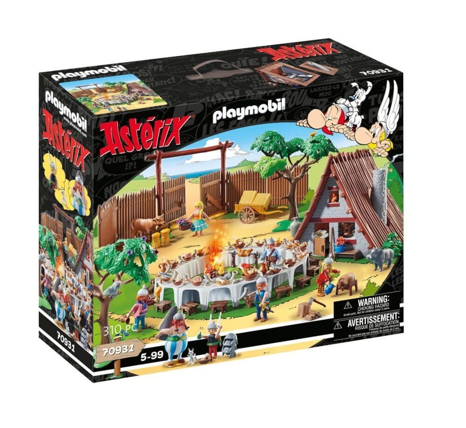 Playmobil® Asterix: Großes Dorffest Konstruktions-Spielset, (Asterix: Großes Dorffest), Made in Europe