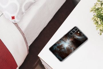 MuchoWow Handyhülle Galaxie - Planet - Sterne, Phone Case, Handyhülle Samsung Galaxy S21, Silikon, Schutzhülle