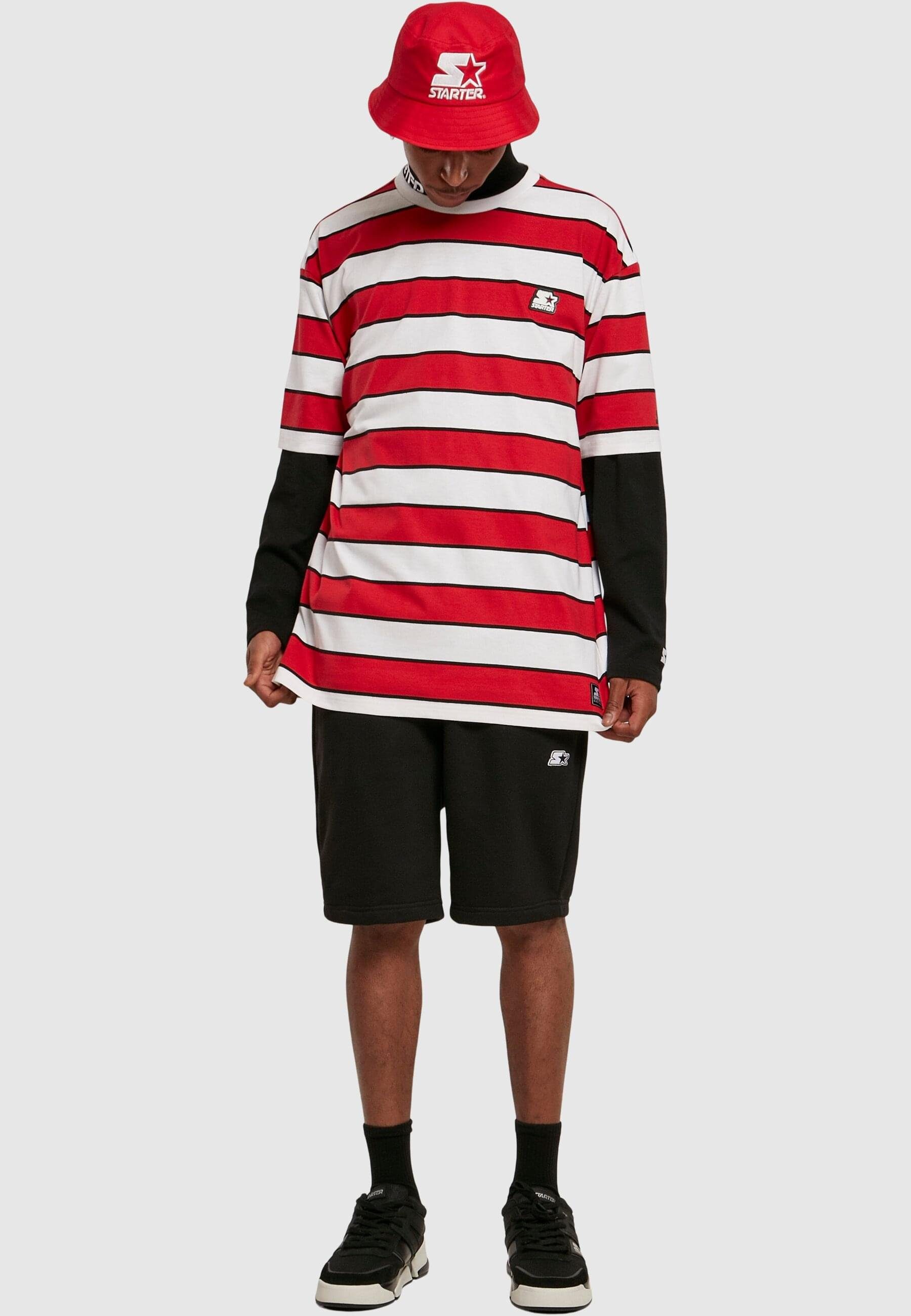 Block Stripes (1-tlg) T-Shirt Starter Starter Tee cityred/white/black Herren