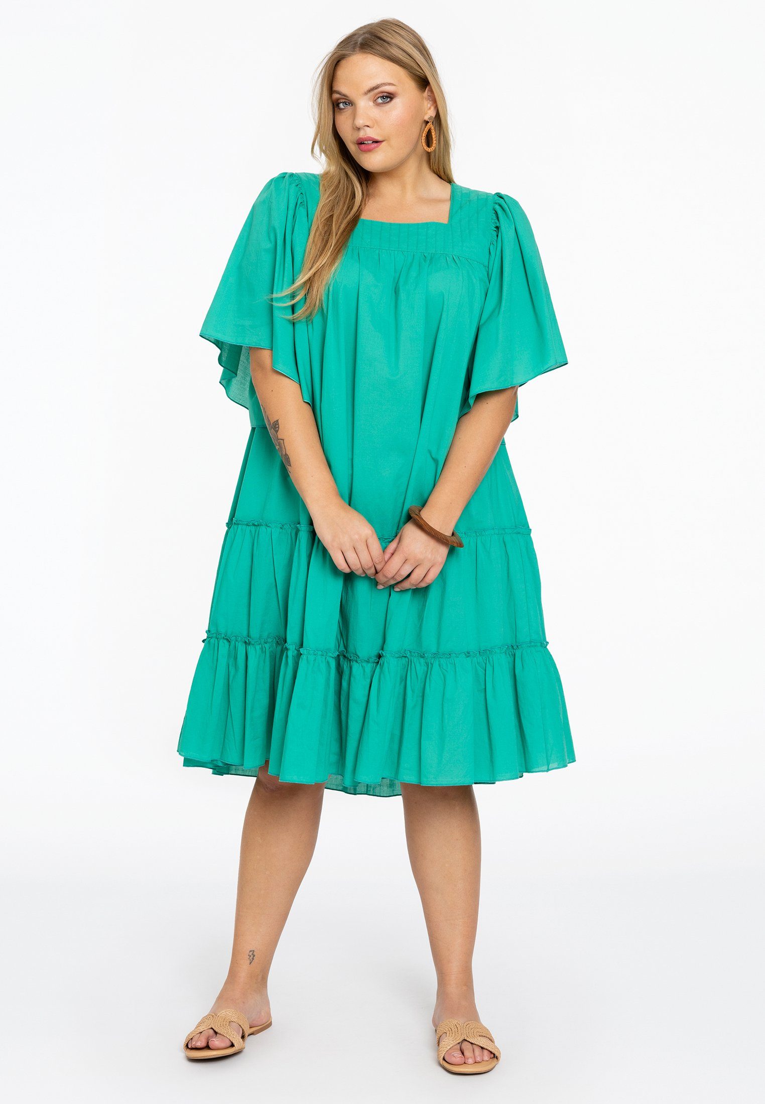 YOEK A-Linien-Kleid Damen Kleid Große Größen günstig online kaufen