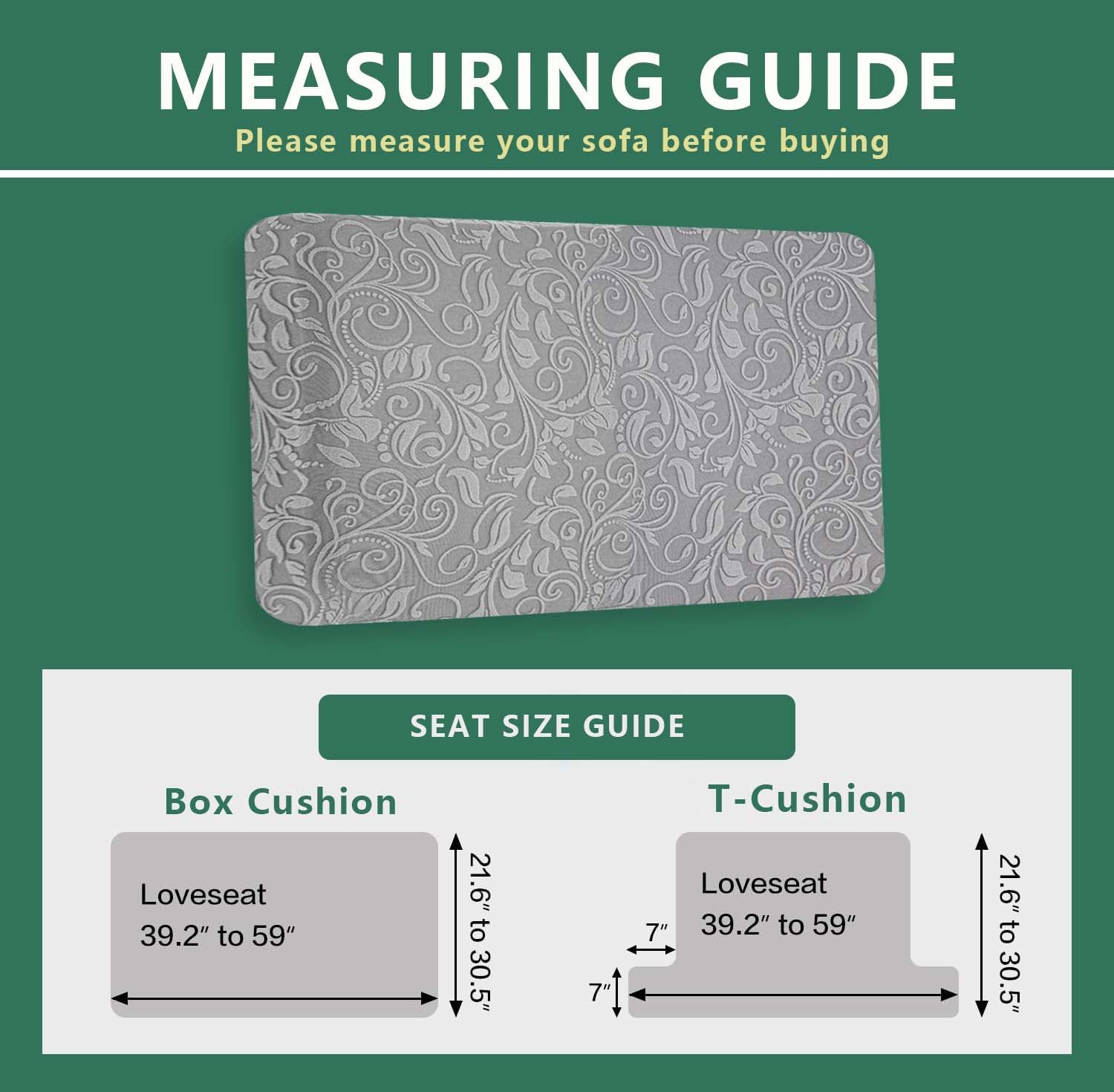 BTTO Sofahusse Stretch Floral Sofa Sitzkissenbezug Sofabezug,Spandex Sofasi günstig online kaufen