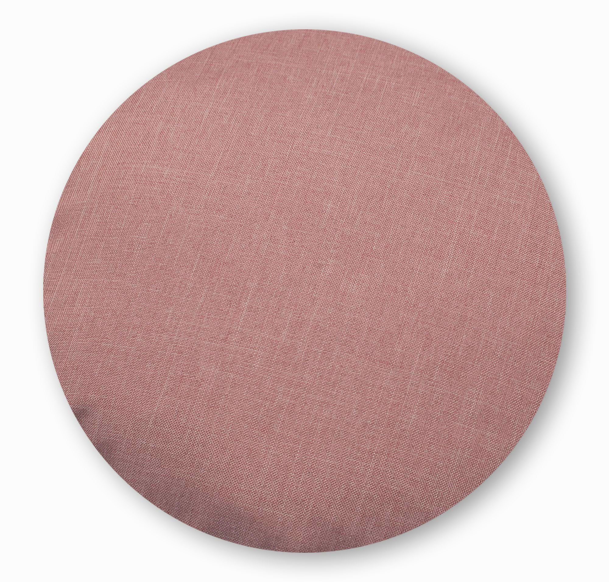 Haus und Deko Подушкиbezüge Подушкиbezug rund Leinenoptik Подушкиhülle Struktur Deko Подушки, (1 Stück)