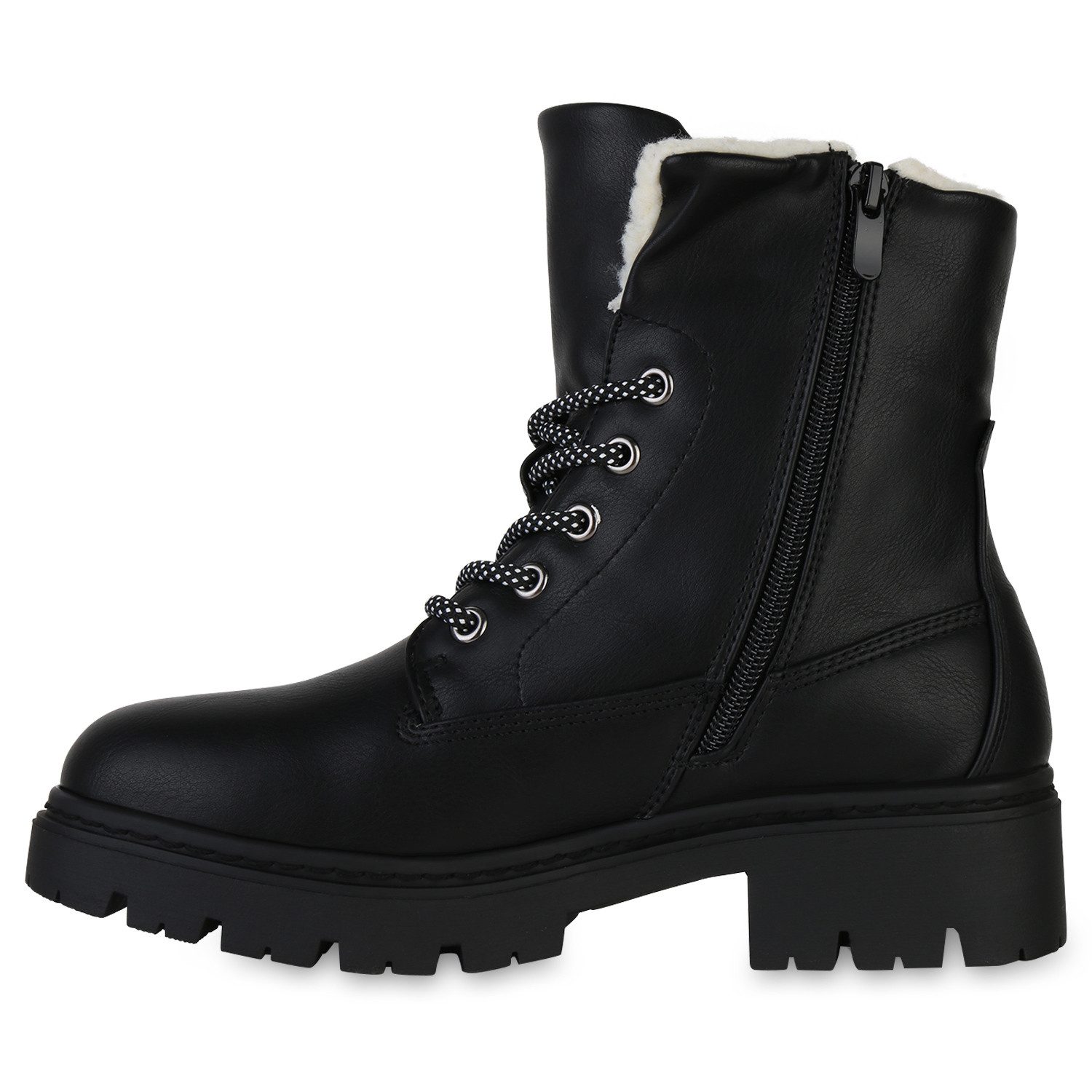 VAN HILL 841473 Schnürstiefelette Damen Leicht Gefütterte Schnürstiefelette günstig online kaufen