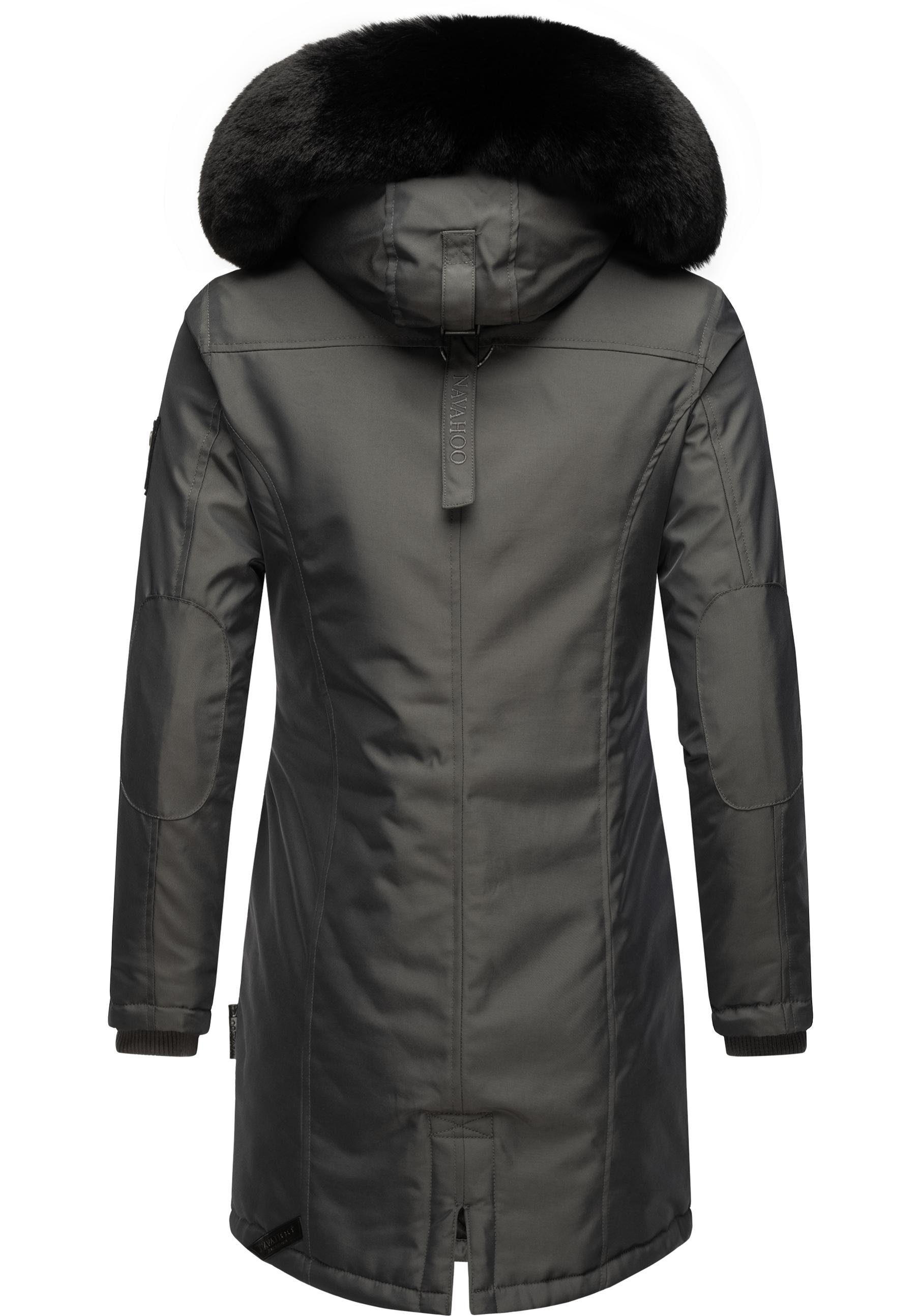 Navahoo Wintermantel Tiniis Parka mit abnehmbarer Kapuze und extra Einkaufstasche