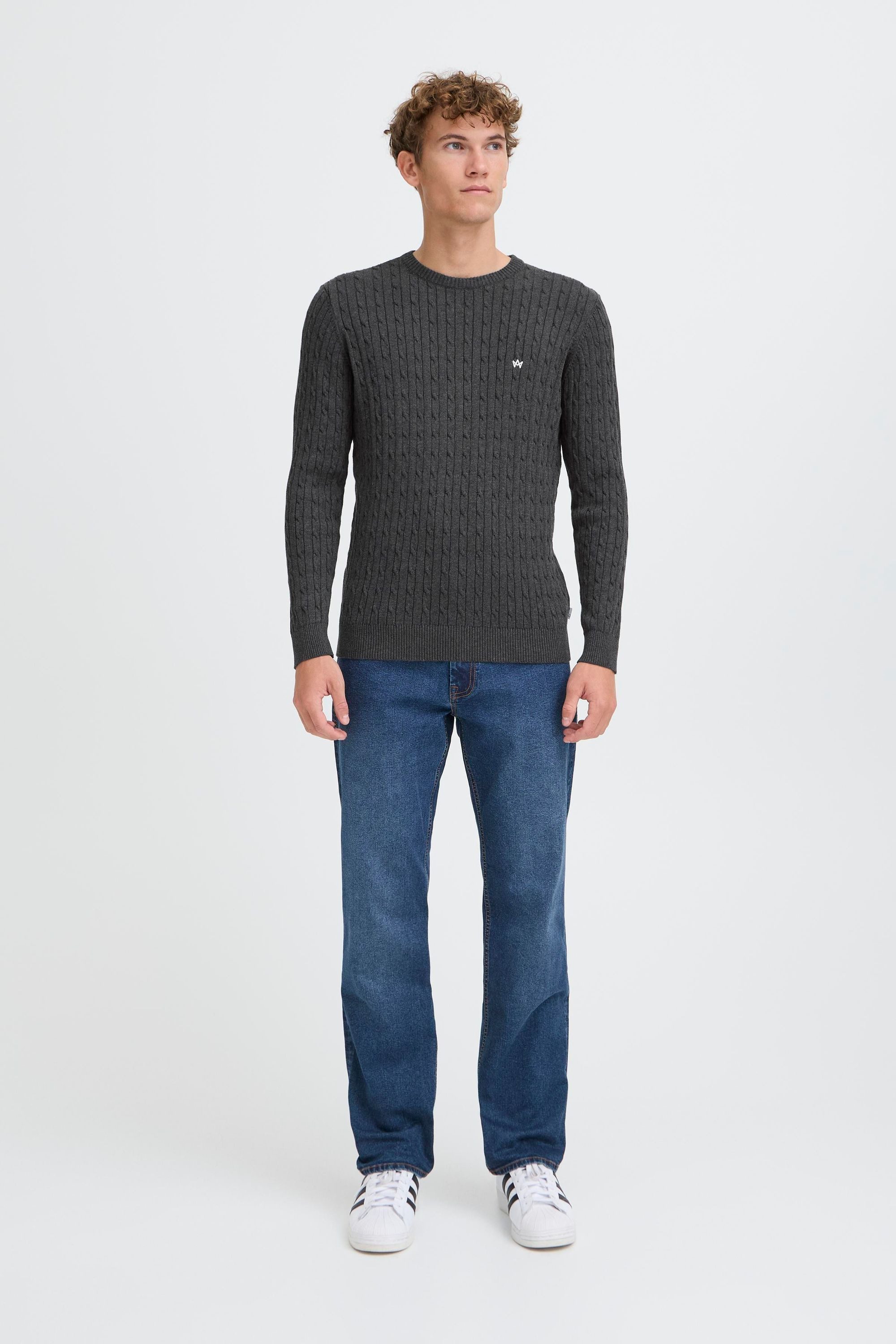 Kronstadt Strickpullover KSCall Kuscheliger Zopfmuster Strickpullover