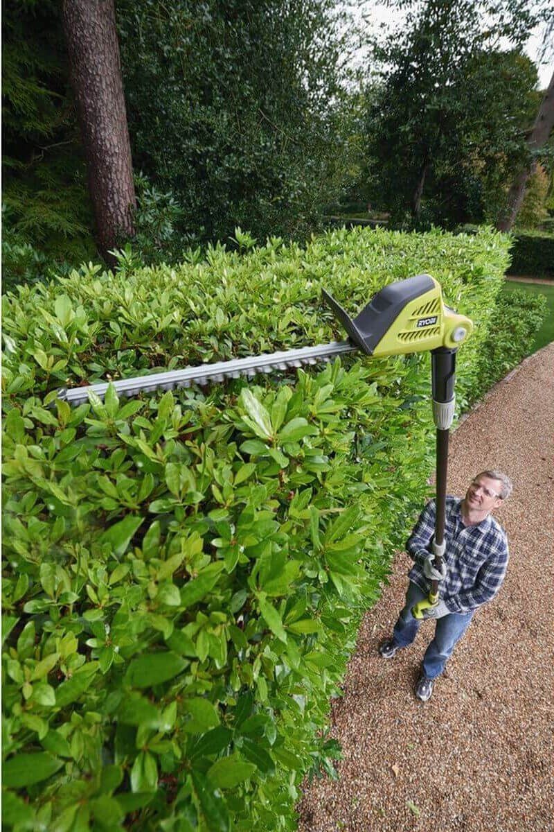 RYOBI Teleskop-Heckenschere Akku-Teleskop-Heckenschere ONE+ 18 V, Astschere ohne Akku & Ladegerät