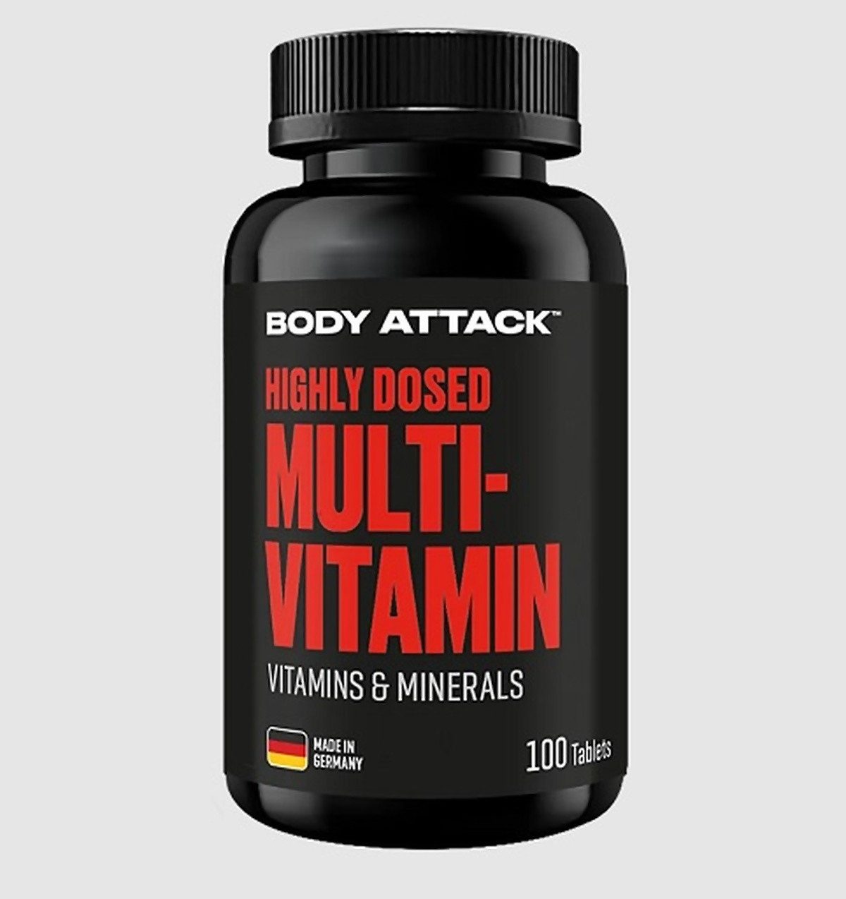 Body Attack Multi Vitamin 100 Tabletten Tabletten, 200 g