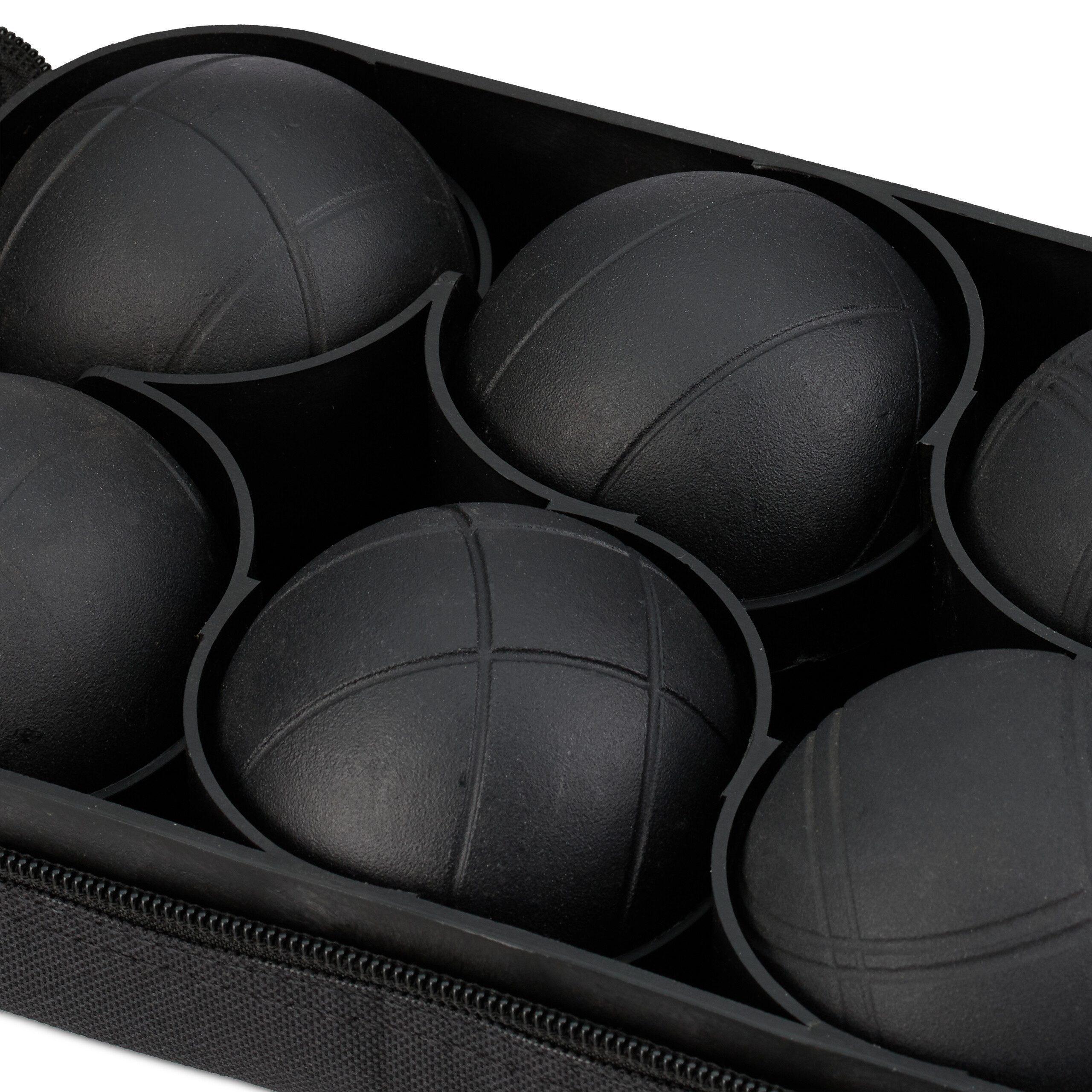 relaxdays Spielzeug-Gartenset 8 Boule-Kugeln im Set, (8er Set)