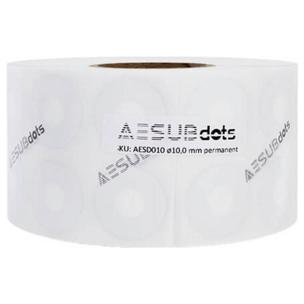 AESUB 3D-Drucker dots retro easy remove 6 mm - Referenzpunkte mit leichter AESD206