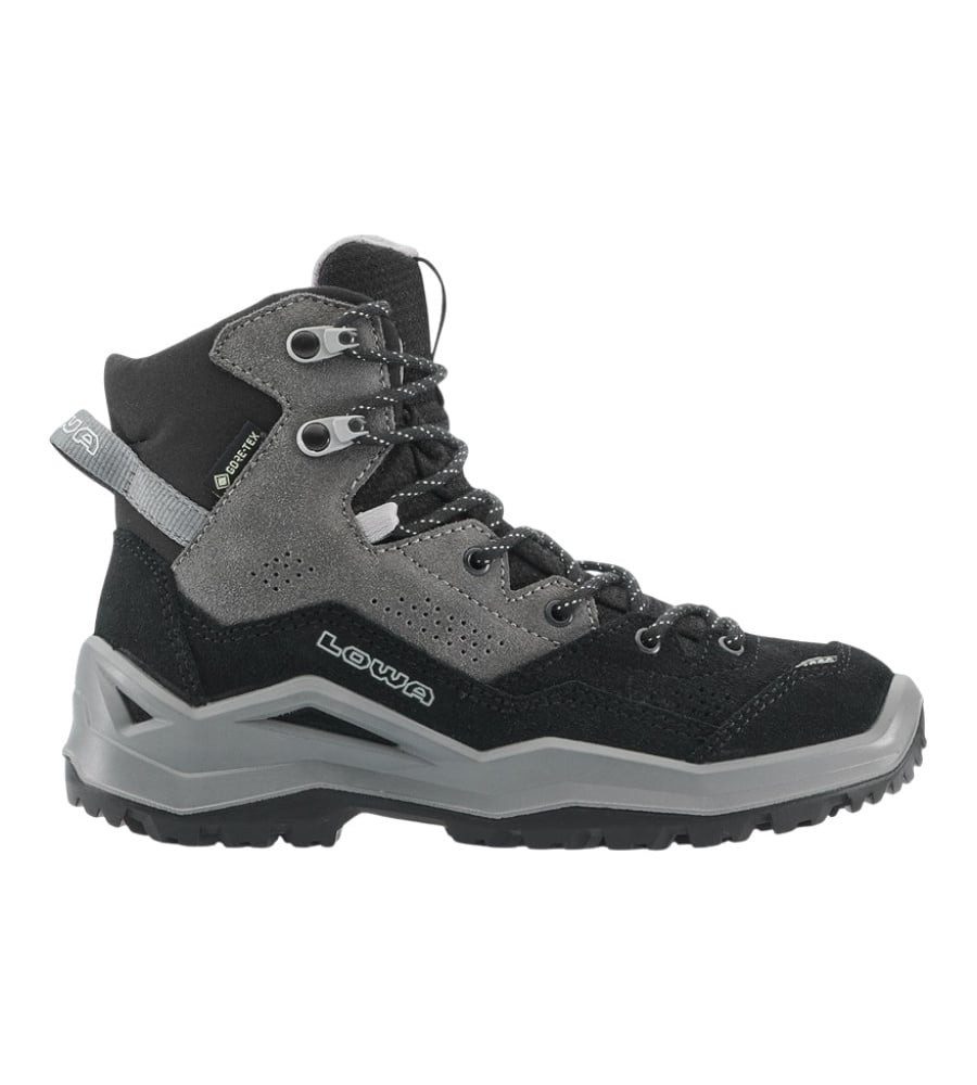 Wandax Mid GTX (Veloursleder/Synthetik, wasserdicht) schwarz/grau Wanderschuh