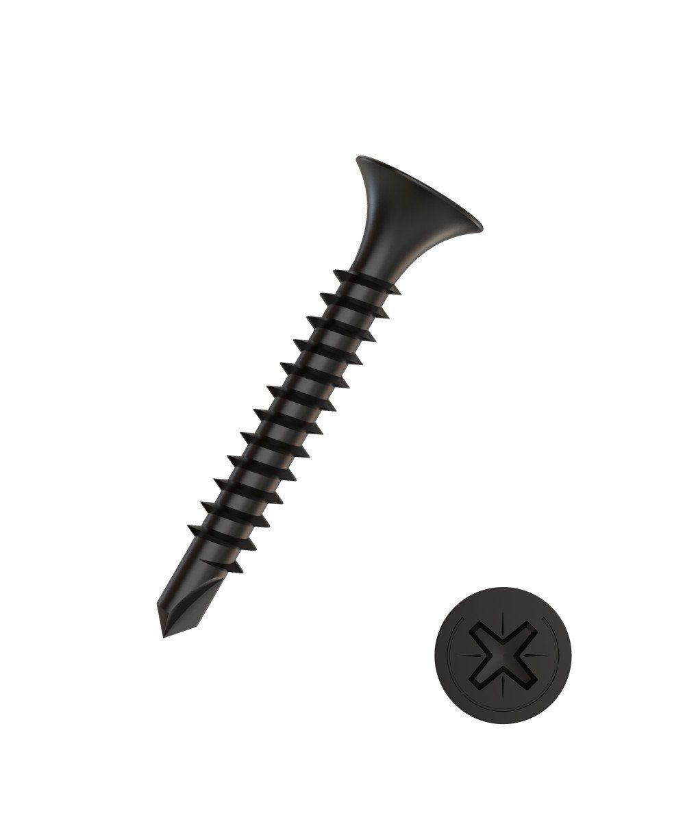 Connex Schnellbauschraube Schnellbauschrauben 3.5 x 45 mm, PH 2, 100 Stück