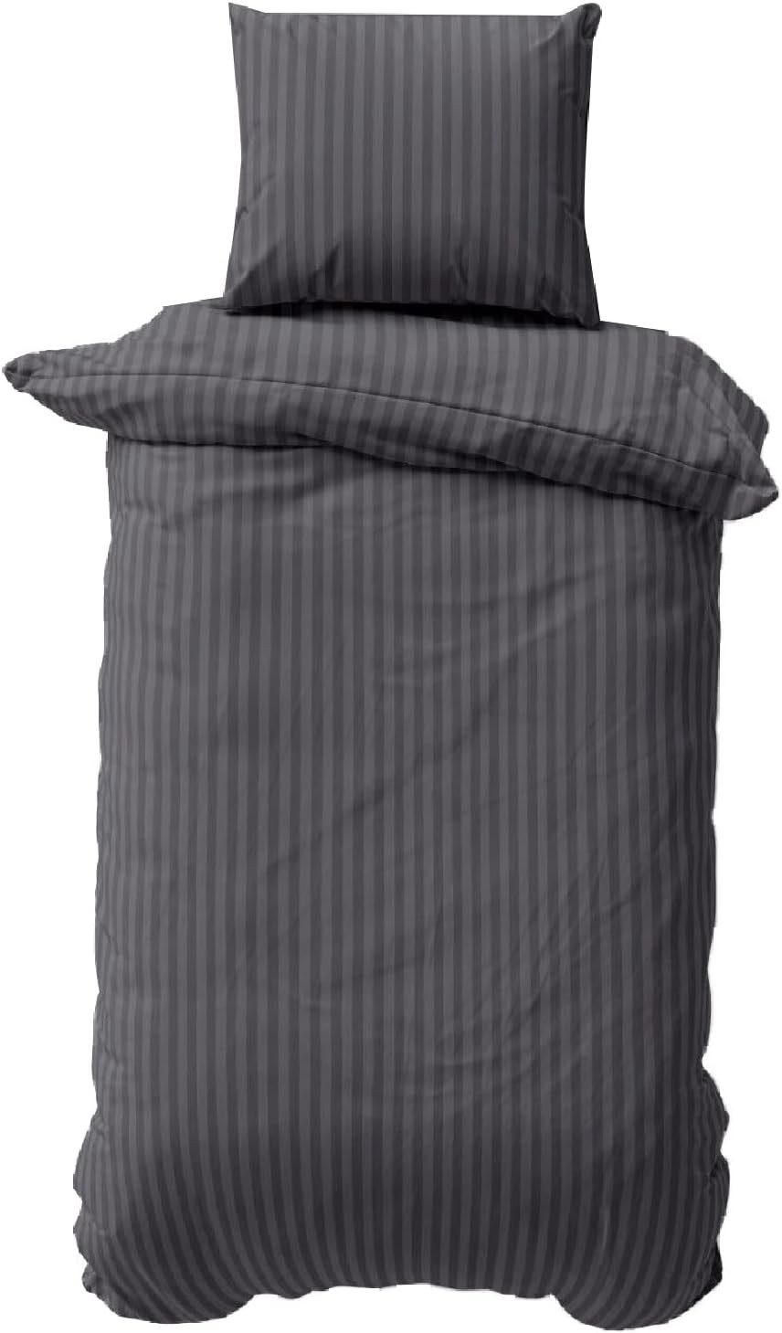 TRENDBUY24 Bettwäsche Bettwäsche Damast Bettwäsche gestreift Hotelbettwäsch günstig online kaufen