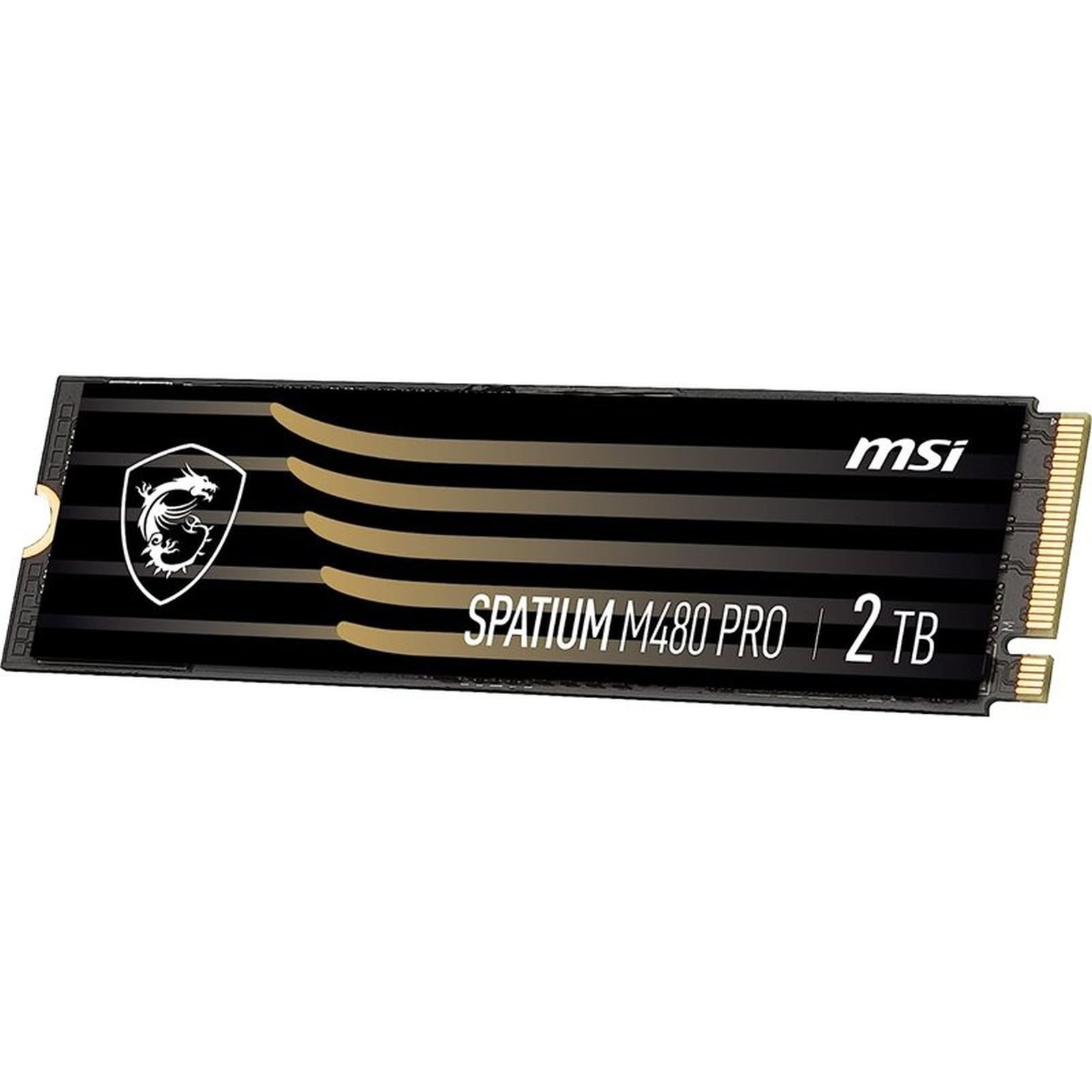 MSI SPATIUM M480 PRO - SSD - verschlüsselt - 2 TB - intern - M.2 2280 - PC Gaming-Festplatte