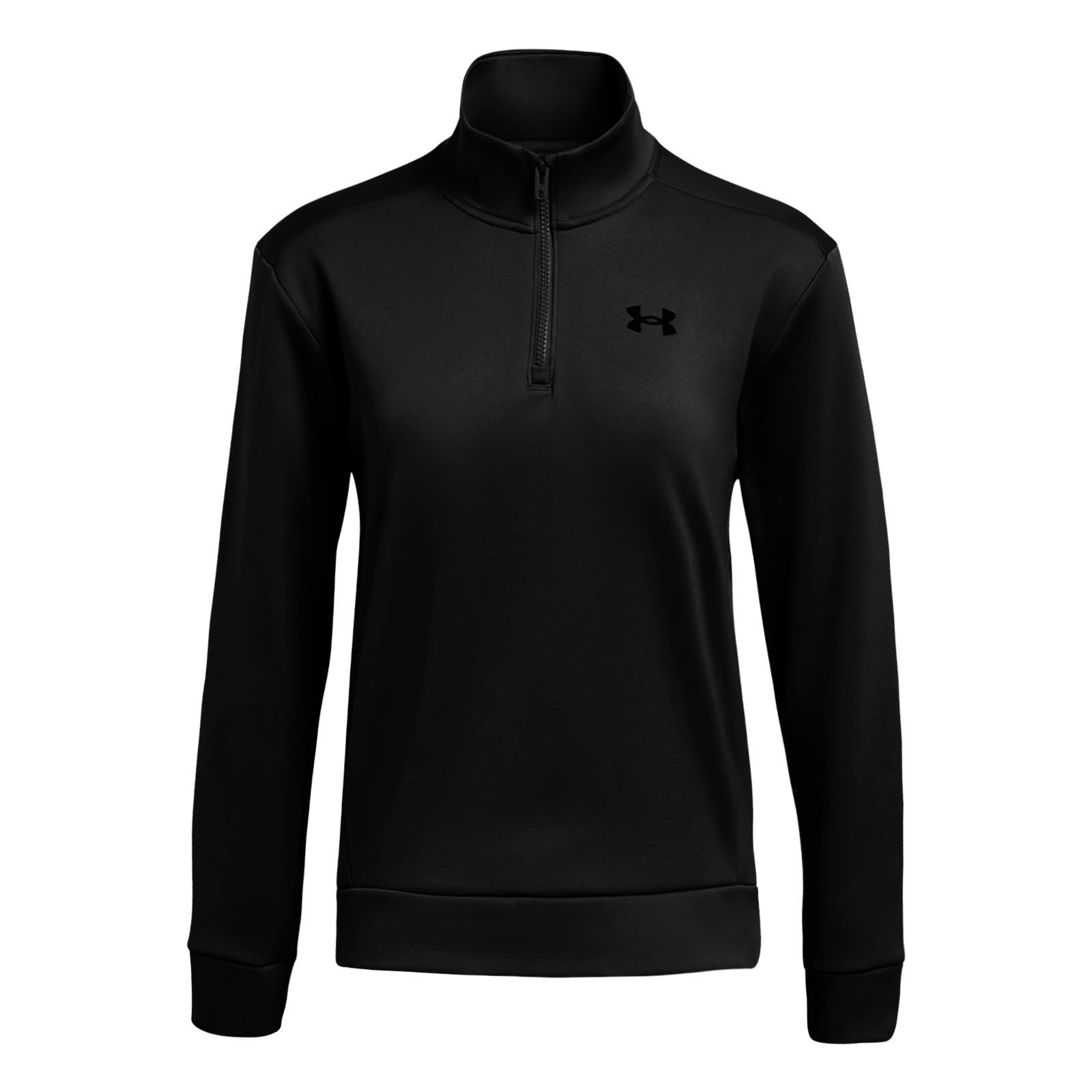 Under Armour® Stehkragenpullover Armour Fleece® Hoodie mit ¼ Zip mit Markenlogo