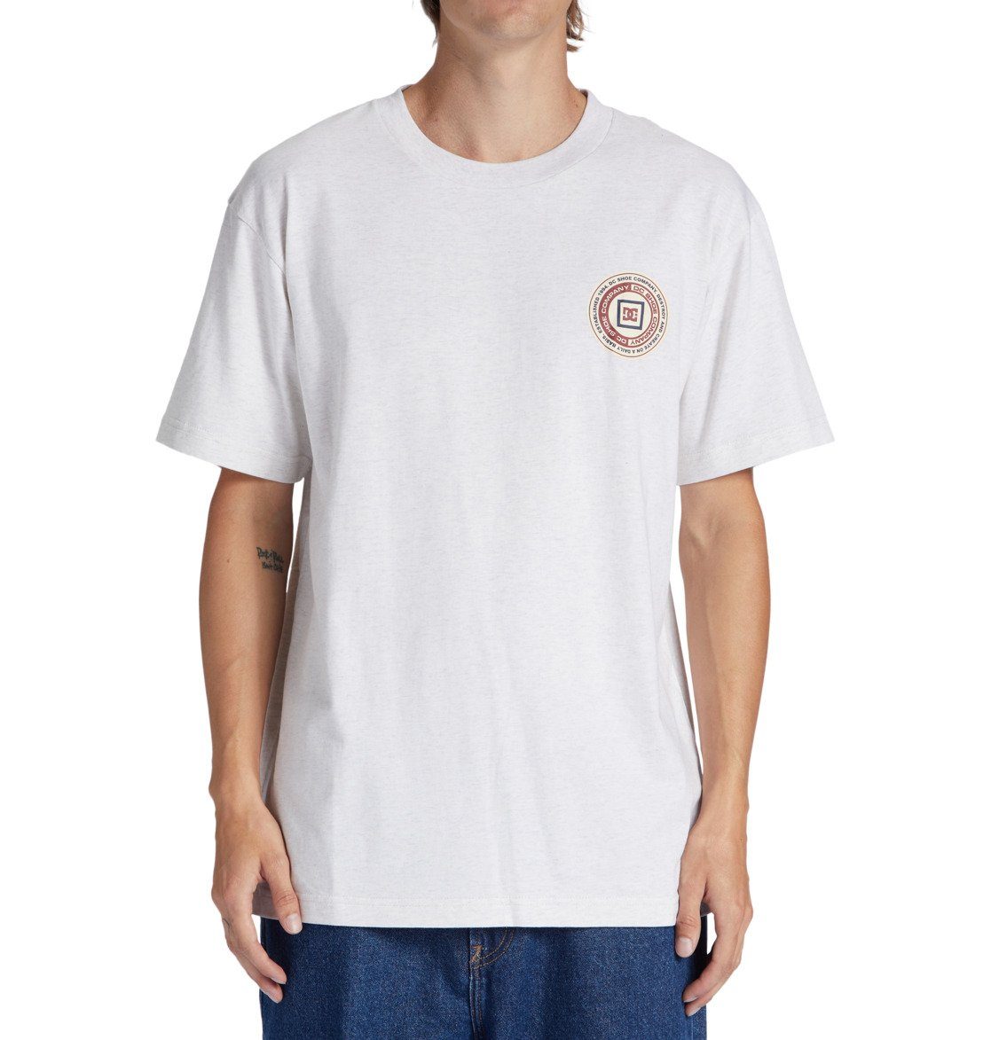 DC Shoes T-Shirt Old Head Snow Heather