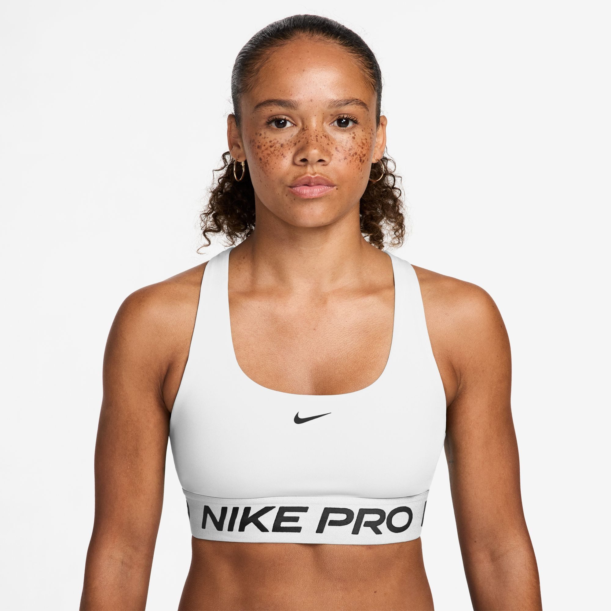 Nike Sport-BH W NP DF 365 LS BRA für sportliche Aktivitäten, glattes und elastisches Material