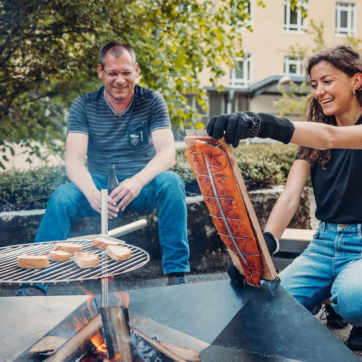 höfats Grillhandschuhe Aramid, (bis 500 °C), hitzebeständig
