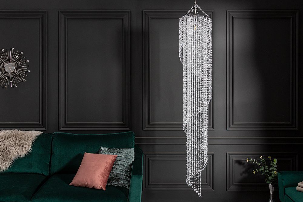 riess-ambiente Hängeleuchte BIG STRASS L 160cm klar, ohne Leuchtmittel, Woh günstig online kaufen