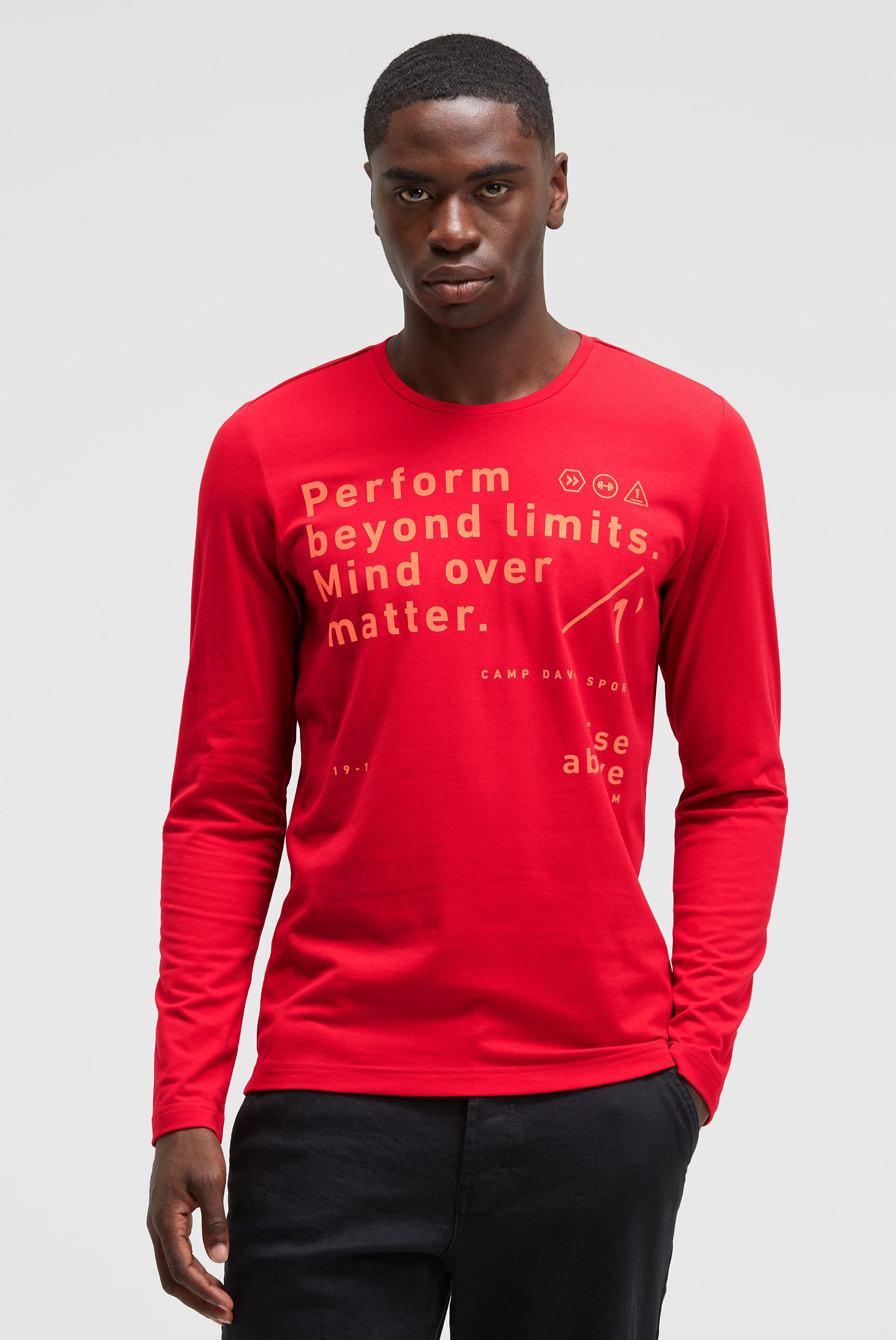 CAMP DAVID Rundhalsshirt mit Baumwolle günstig online kaufen