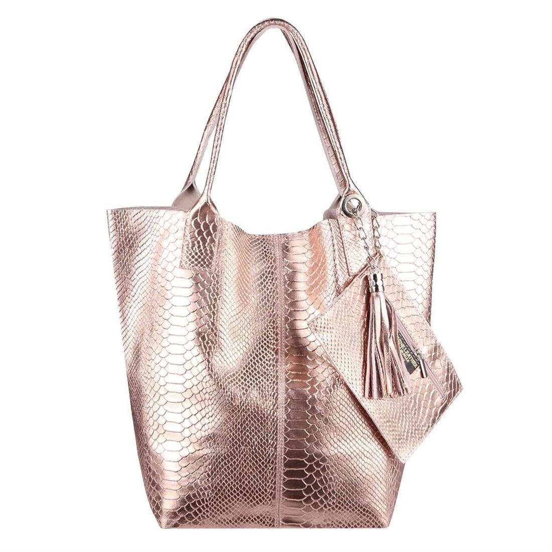 ITALYSHOP24 Schultertasche Made in Italy Damen günstig online kaufen