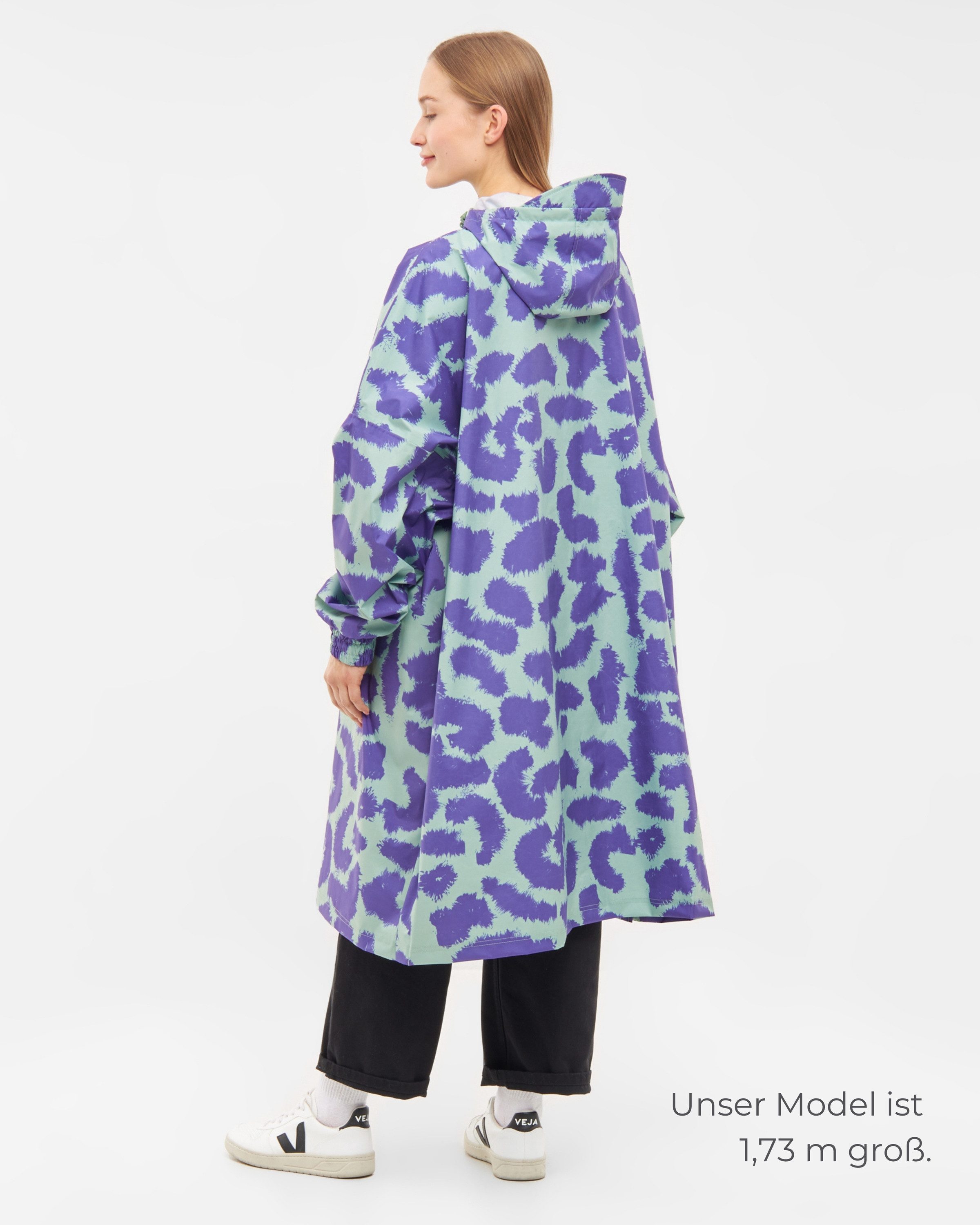 LARKSON Regenponcho Lykke Regenponcho, Wassersäule 10.000 mm (1-St) Wasserdichtes Regencape mit verschweißten Nähten